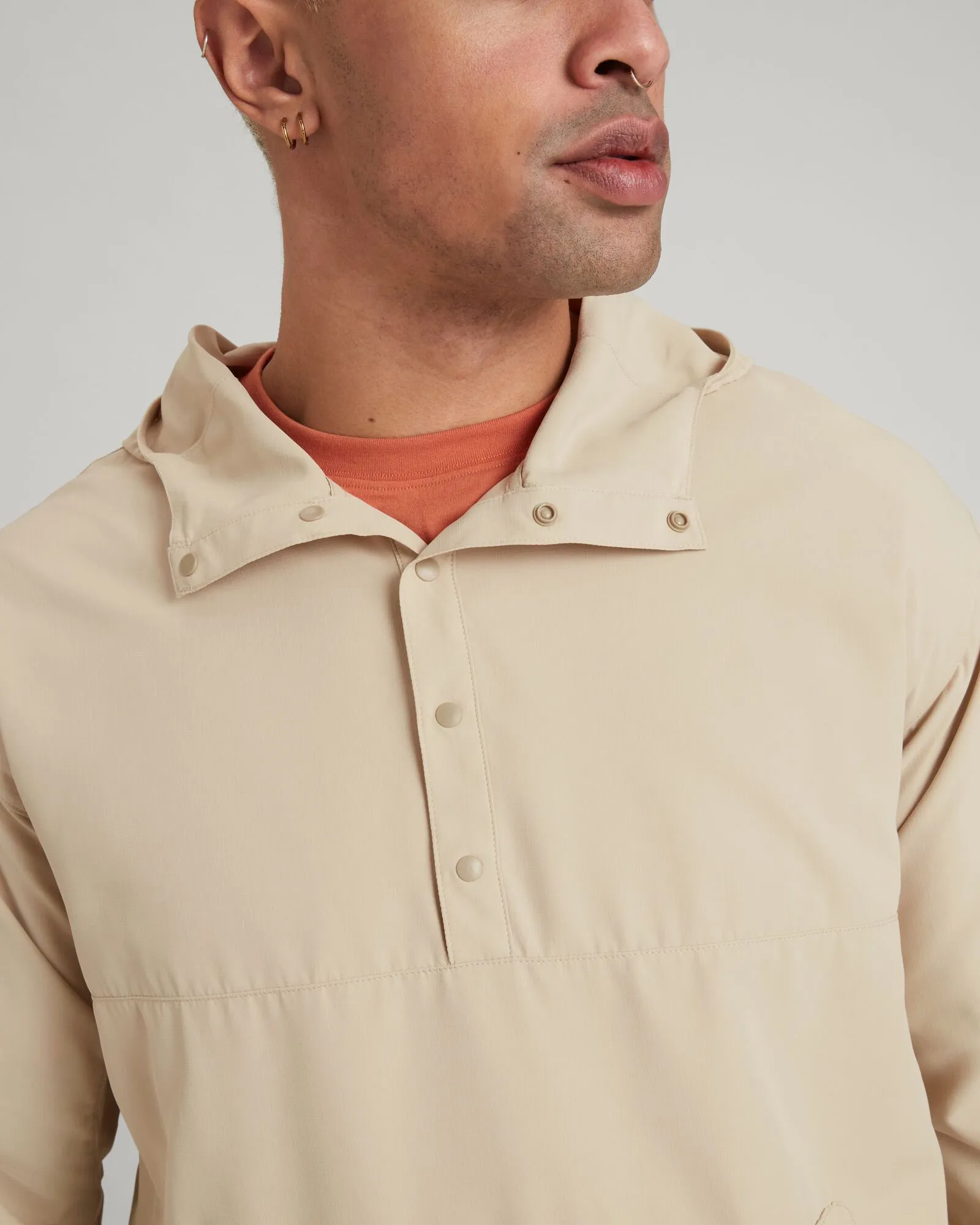 SUN-Scout UPF Men's Long Sleeve Hooded Shirt - Drift