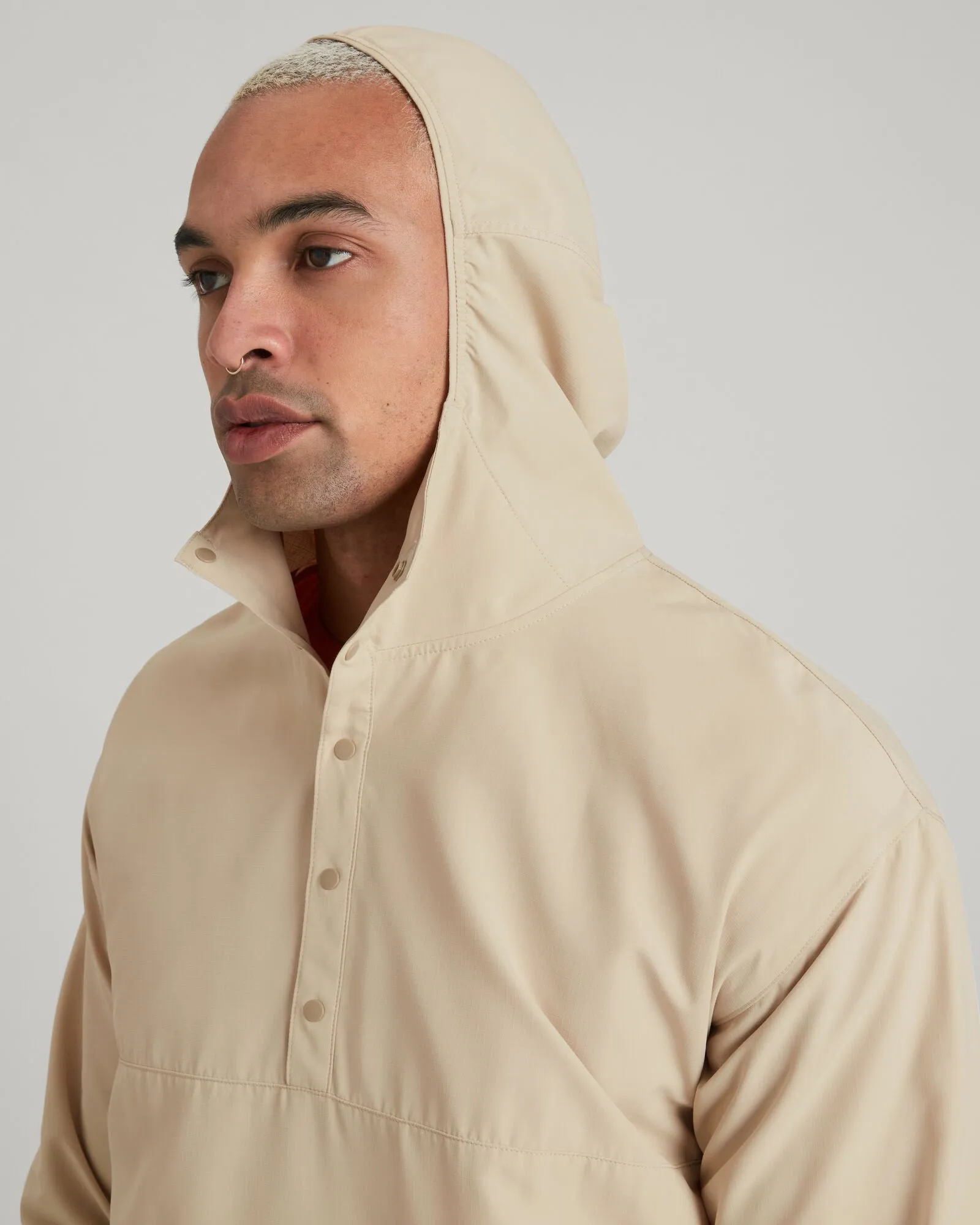 SUN-Scout UPF Men's Long Sleeve Hooded Shirt - Drift