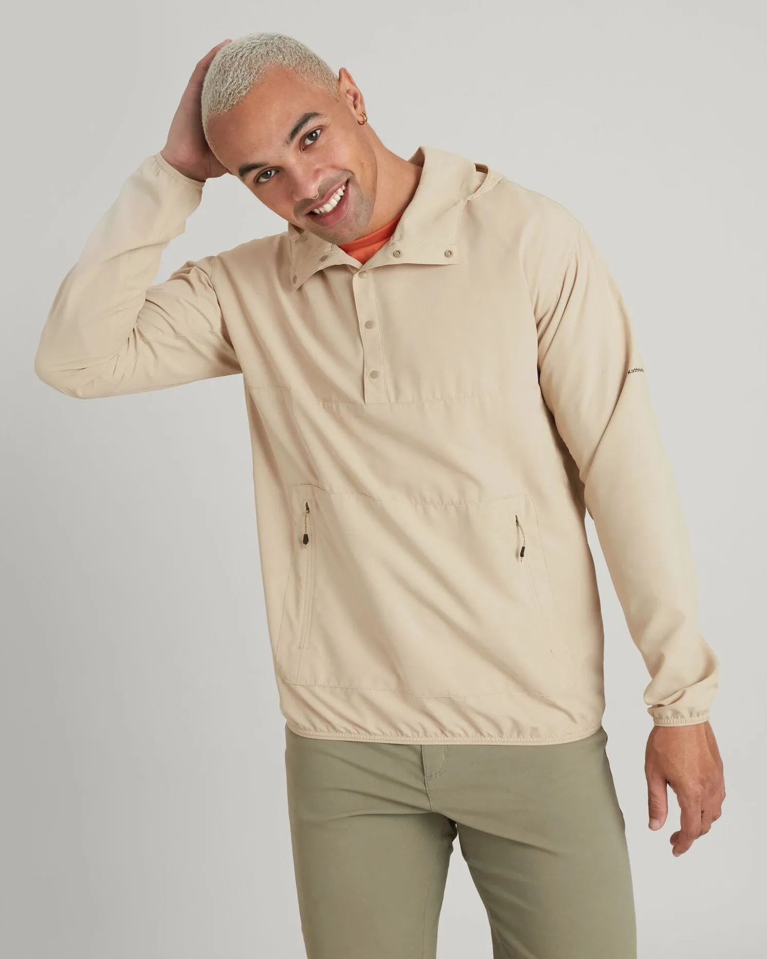 SUN-Scout UPF Men's Long Sleeve Hooded Shirt - Drift