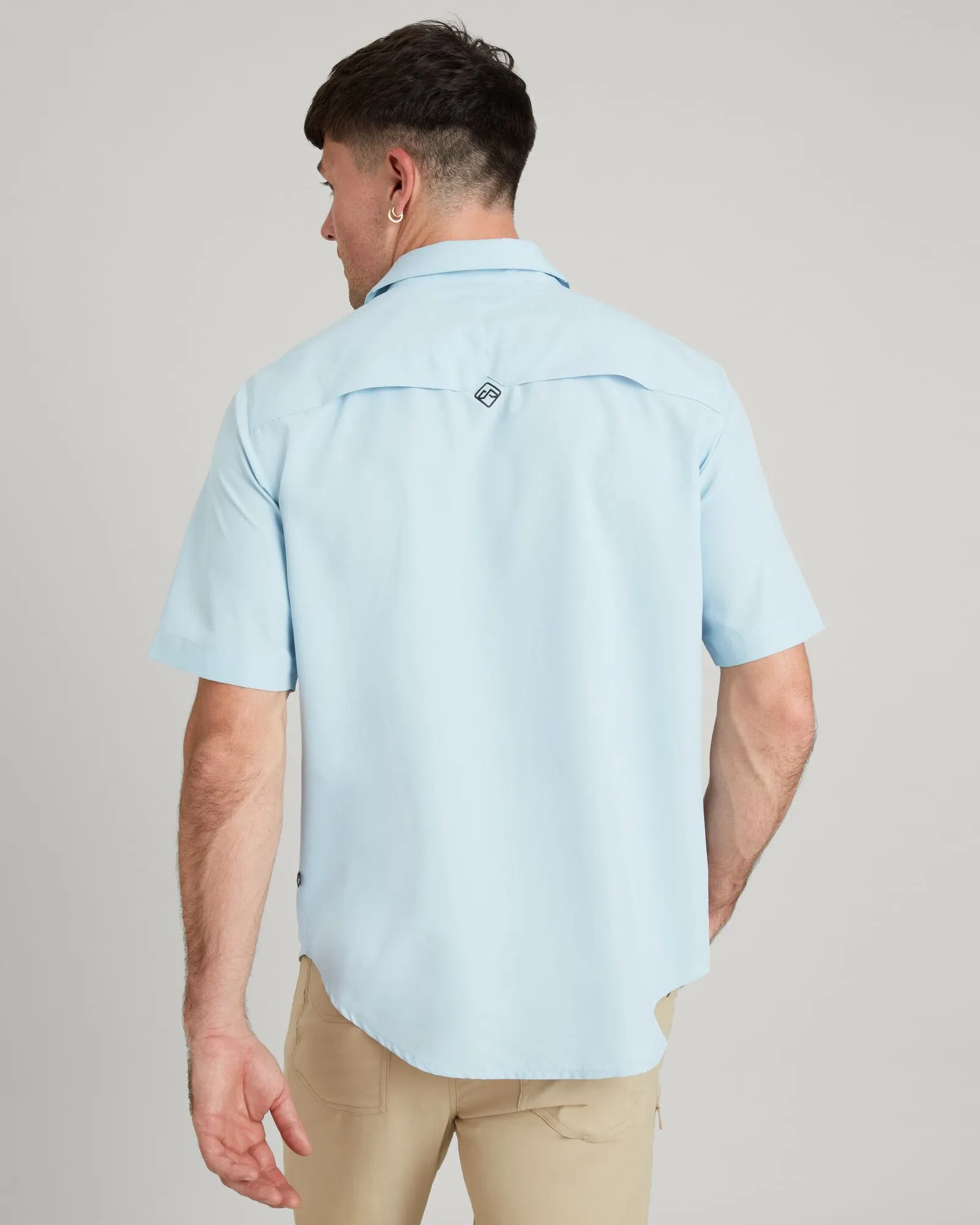 SUN-Scout UPF Men's Short Sleeve Shirt - Cloud