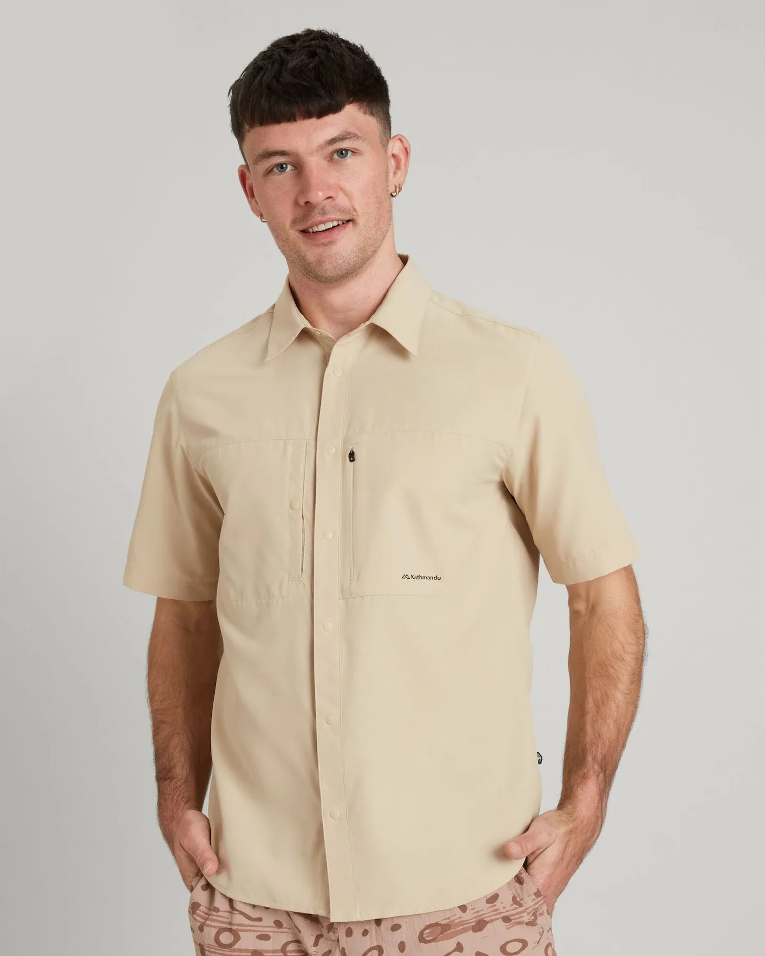 SUN-Scout UPF Men's Short Sleeve Shirt - Drift