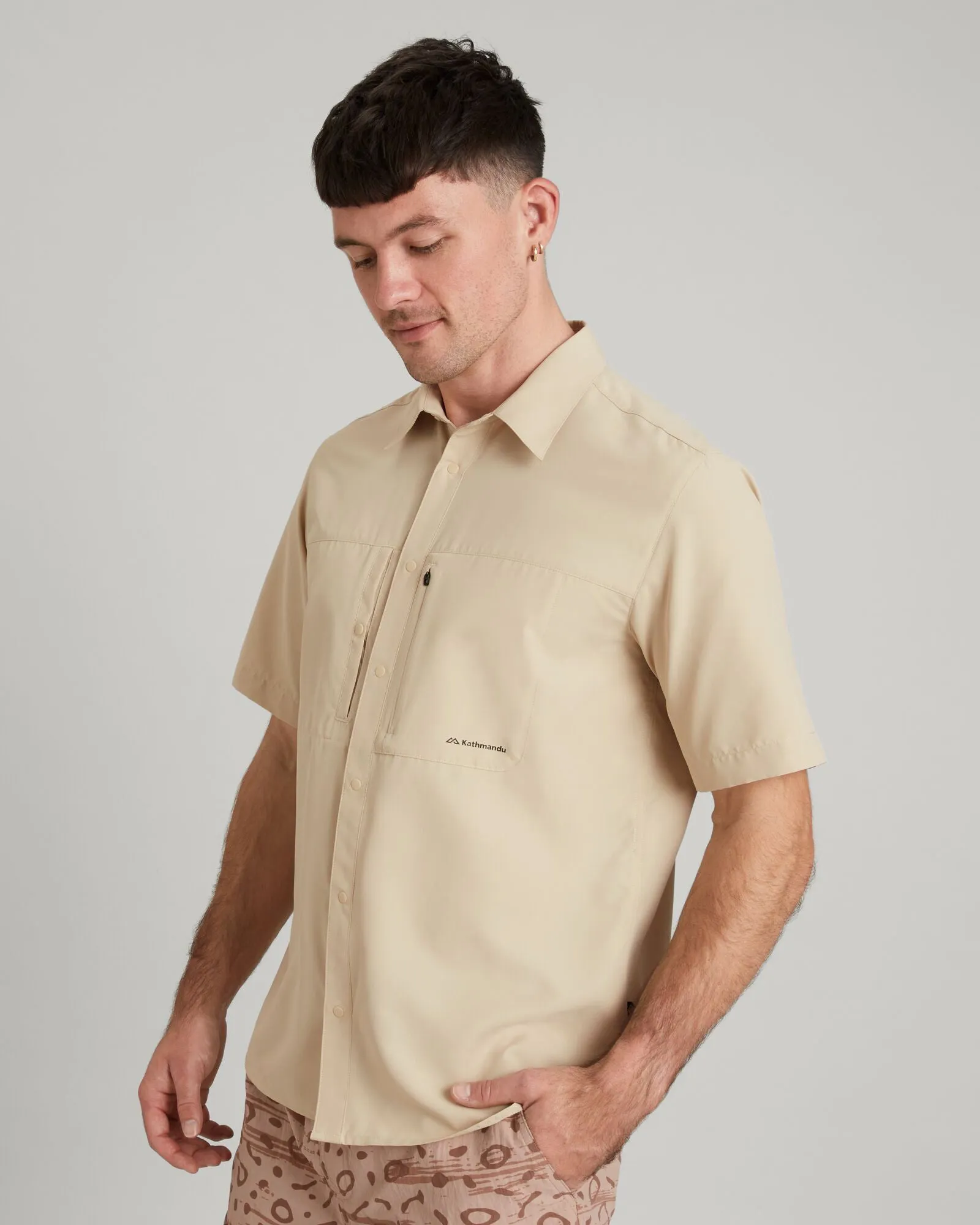 SUN-Scout UPF Men's Short Sleeve Shirt - Drift