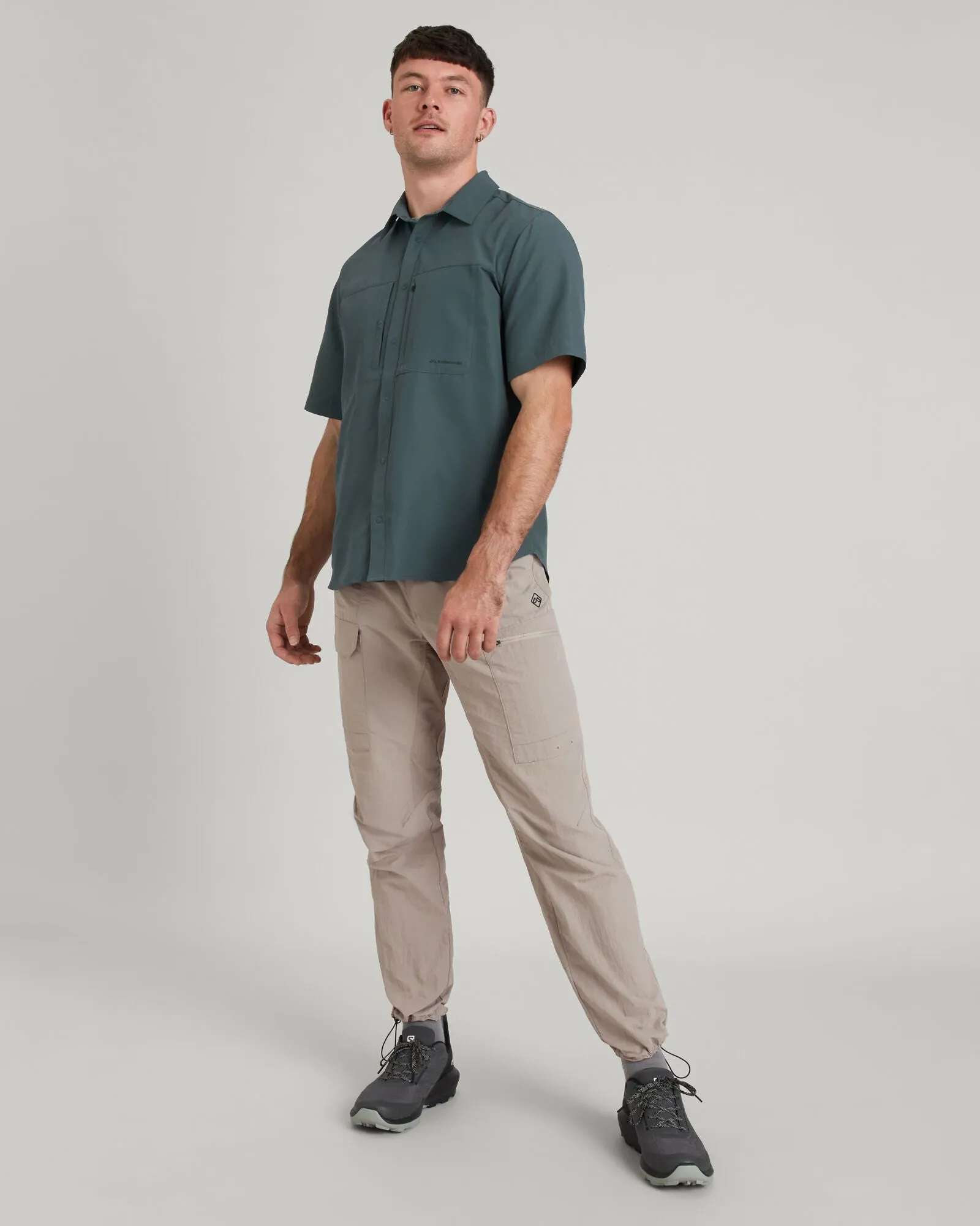 SUN-Scout UPF Men's Short Sleeve Shirt - Light Night