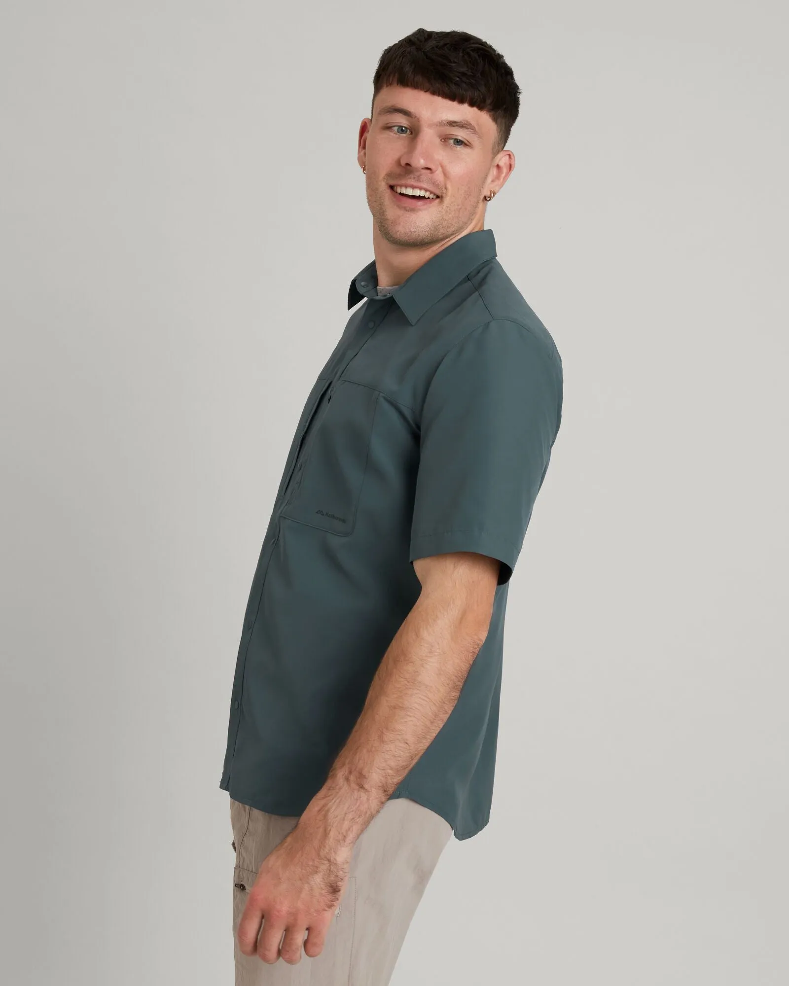 SUN-Scout UPF Men's Short Sleeve Shirt - Light Night