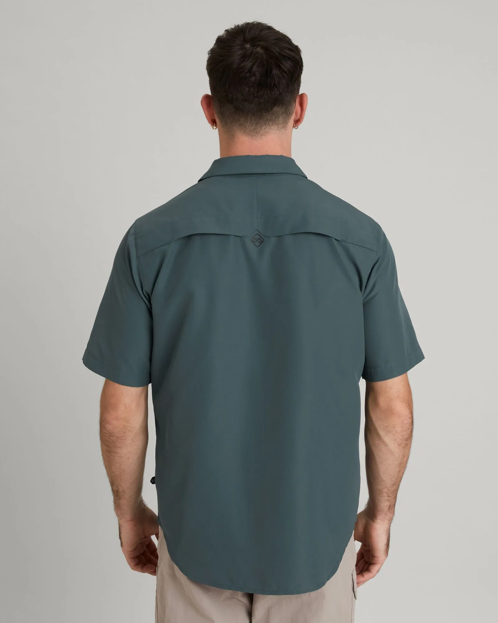 SUN-Scout UPF Men's Short Sleeve Shirt - Light Night