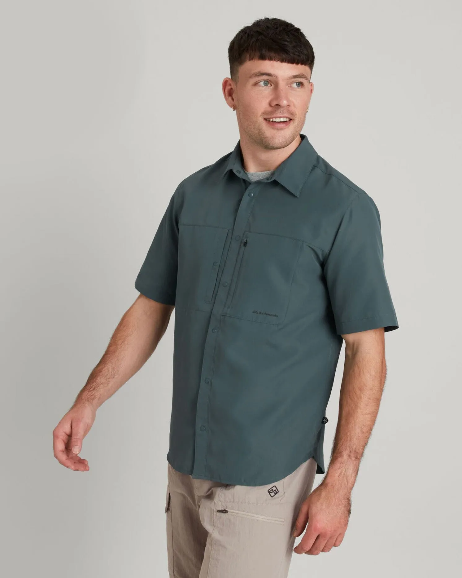 SUN-Scout UPF Men's Short Sleeve Shirt - Light Night