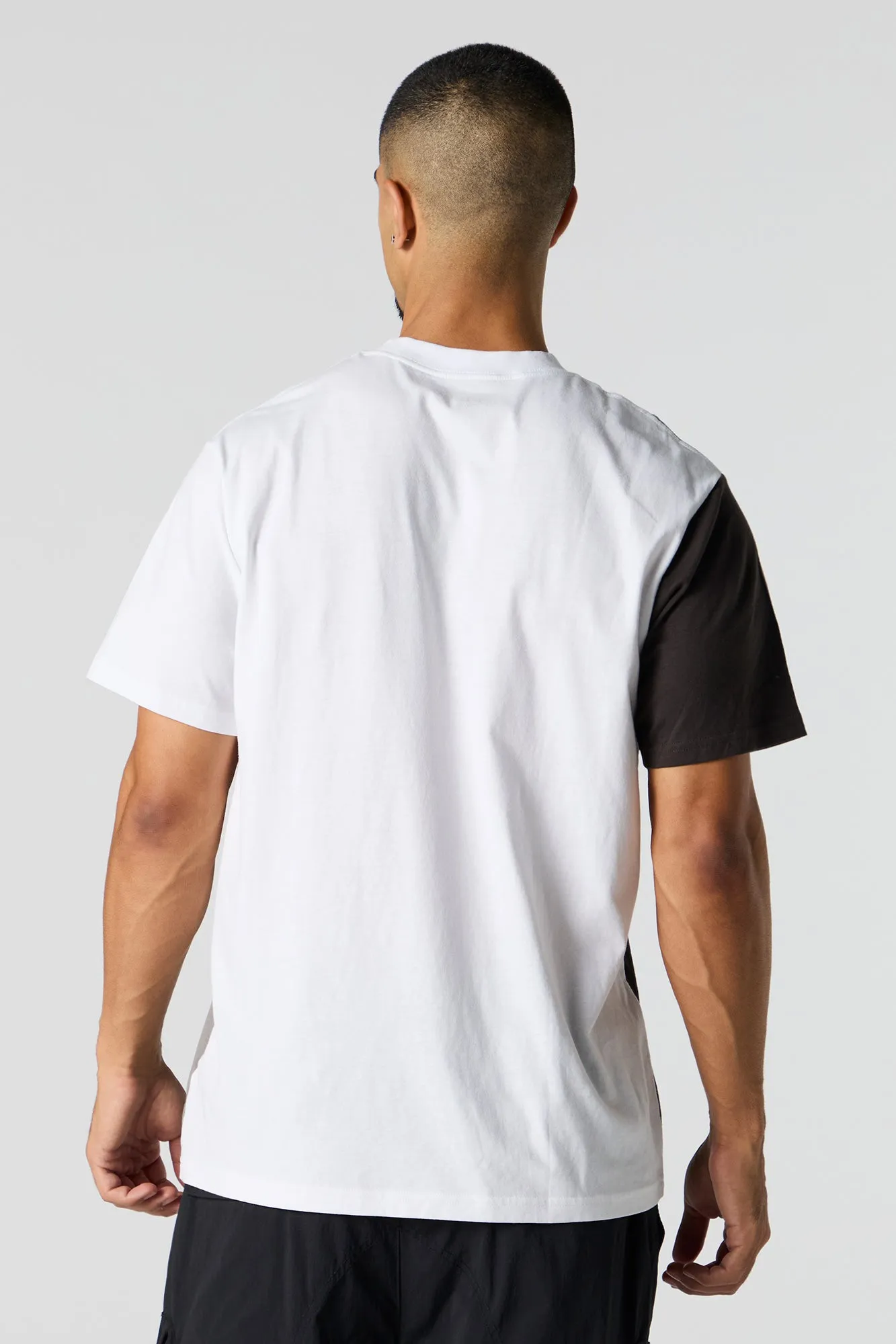 T-shirt avec blocs de couleurs