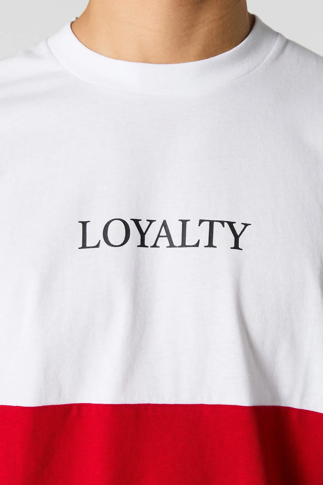 T-shirt avec blocs de couleurs