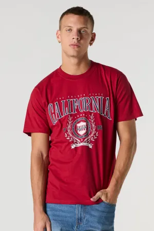 T-shirt avec motif brodé California 1996