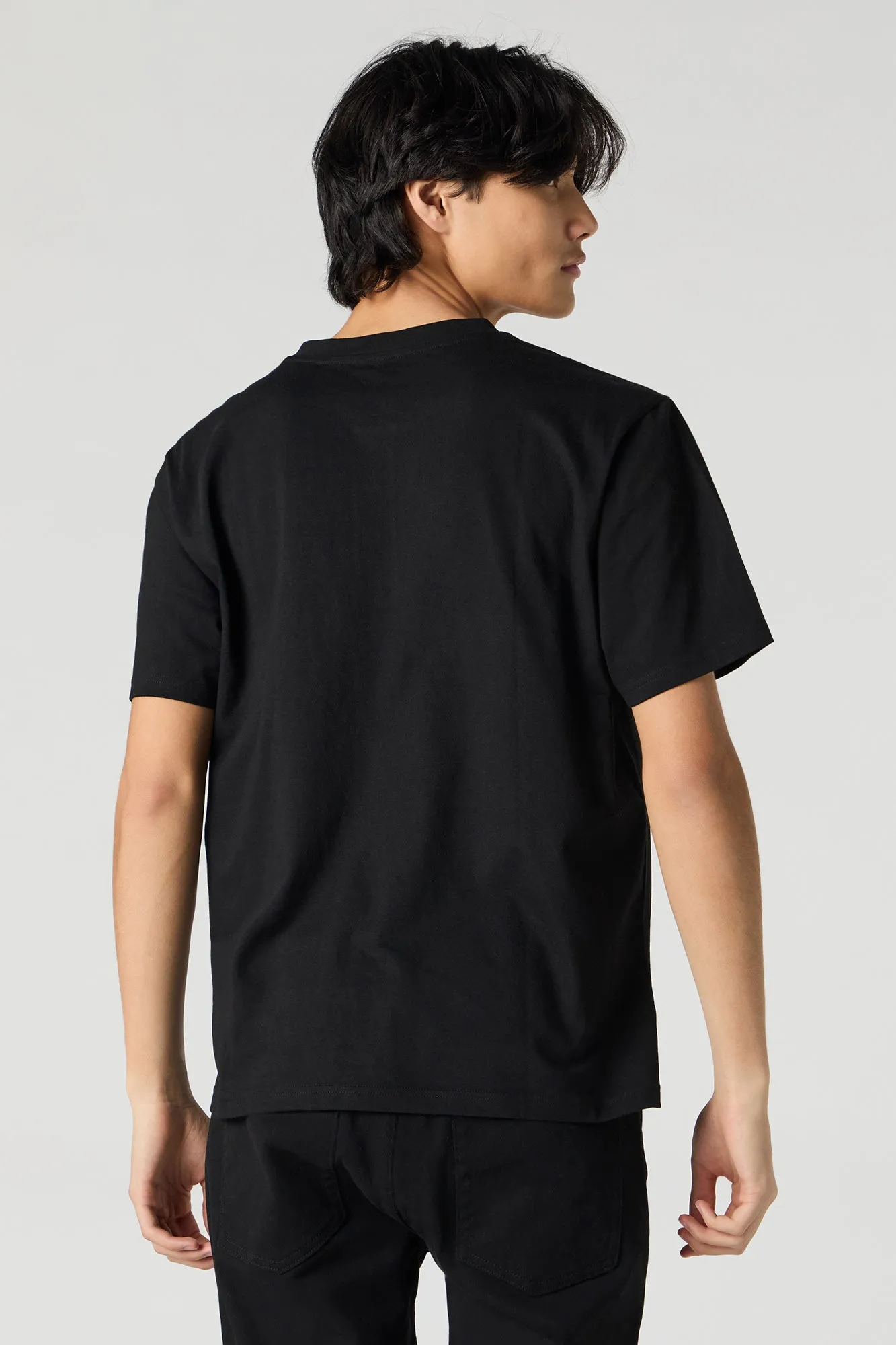 T-shirt Henley uni