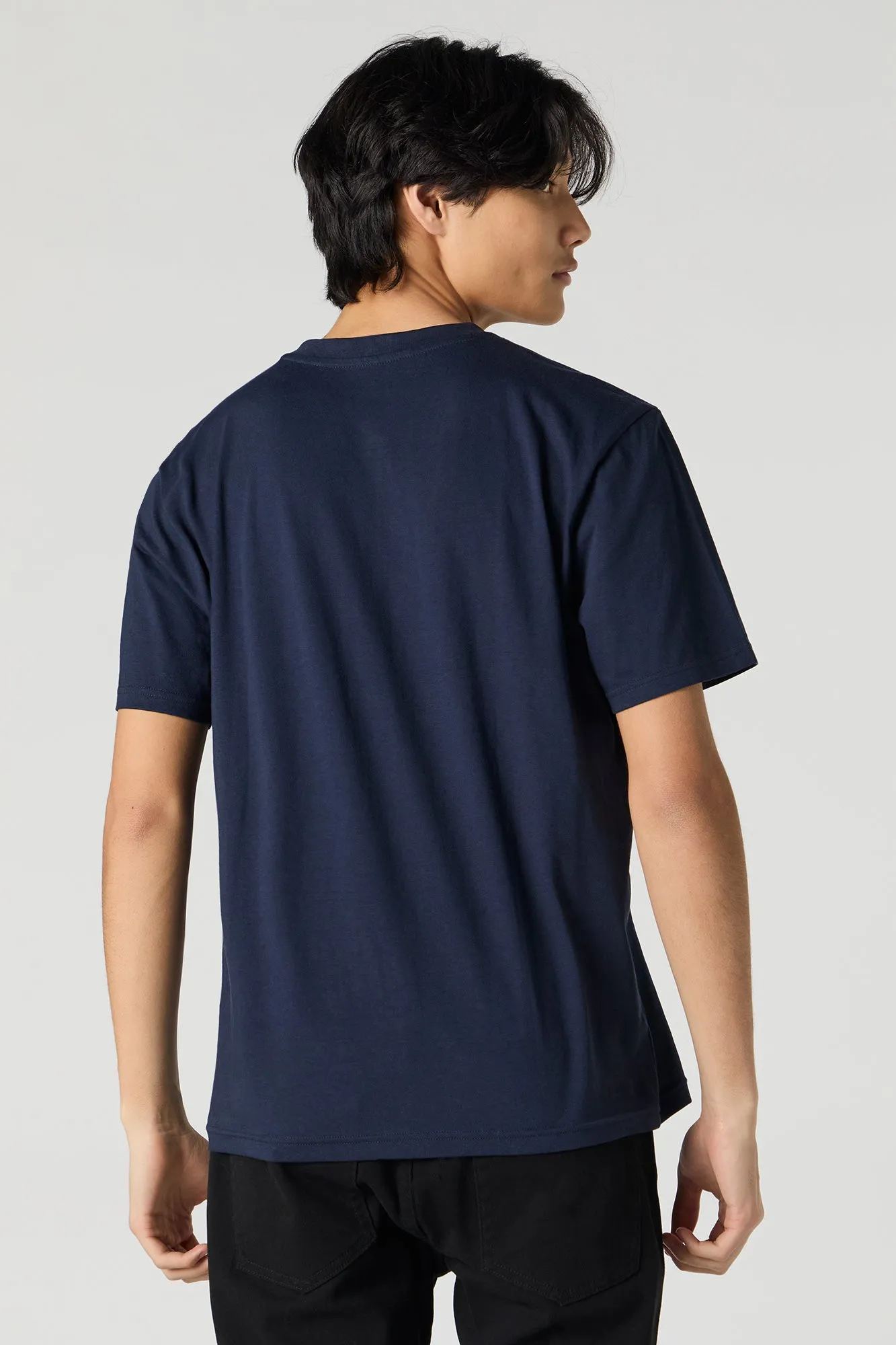 T-shirt Henley uni