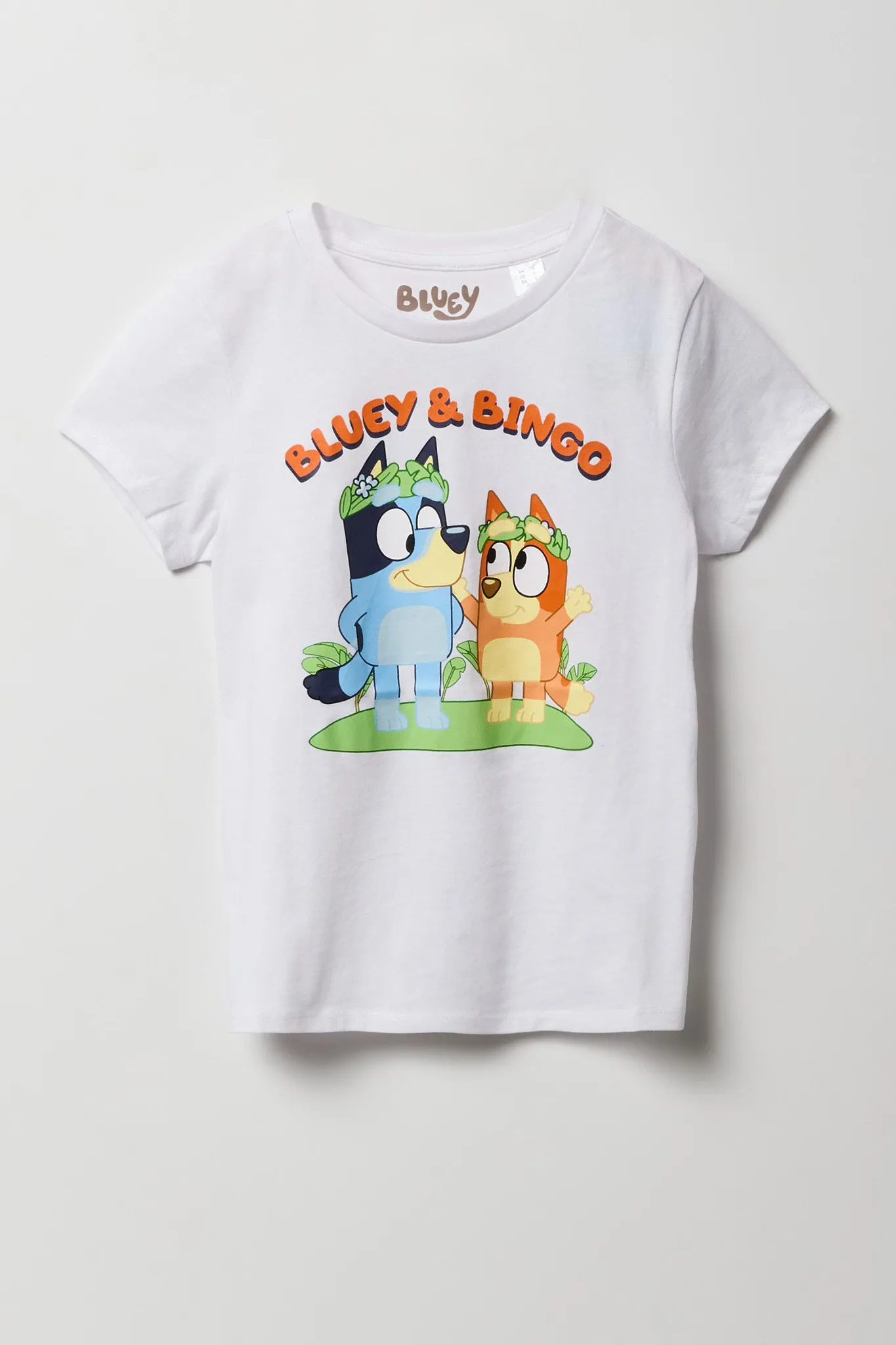 T-shirt à imprimé Bluey & Bingo pour fille