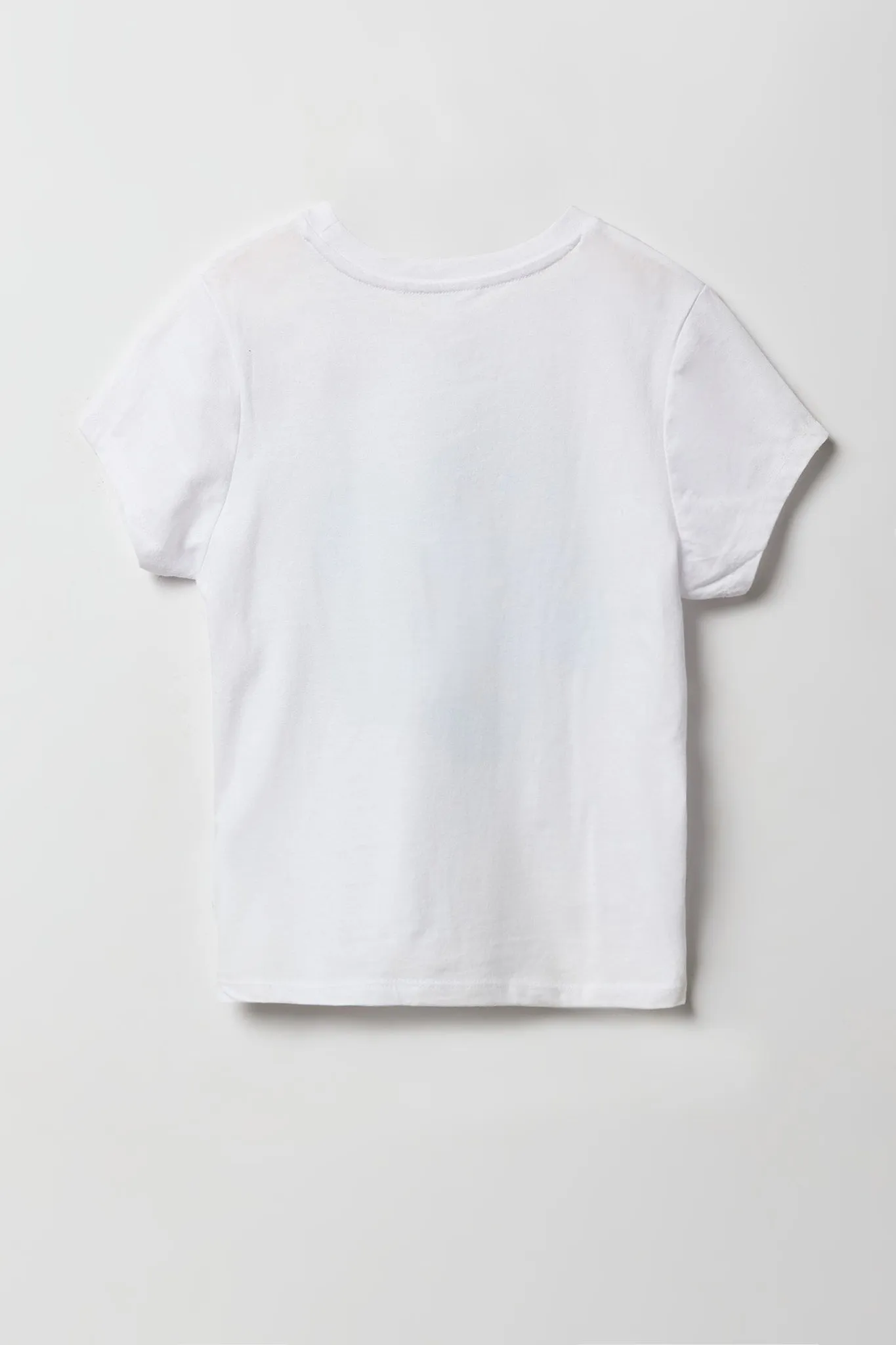T-shirt à imprimé Pink Hibiscus pour filles