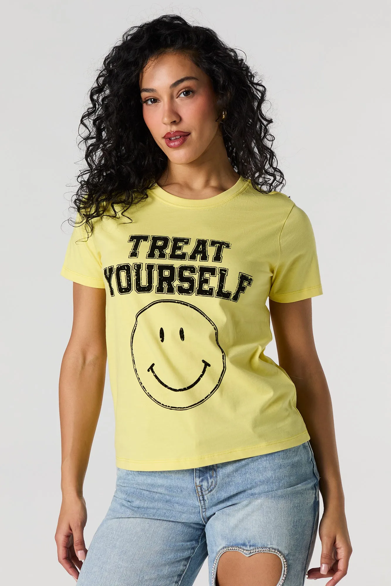 T-shirt à imprimé Treat Yourself