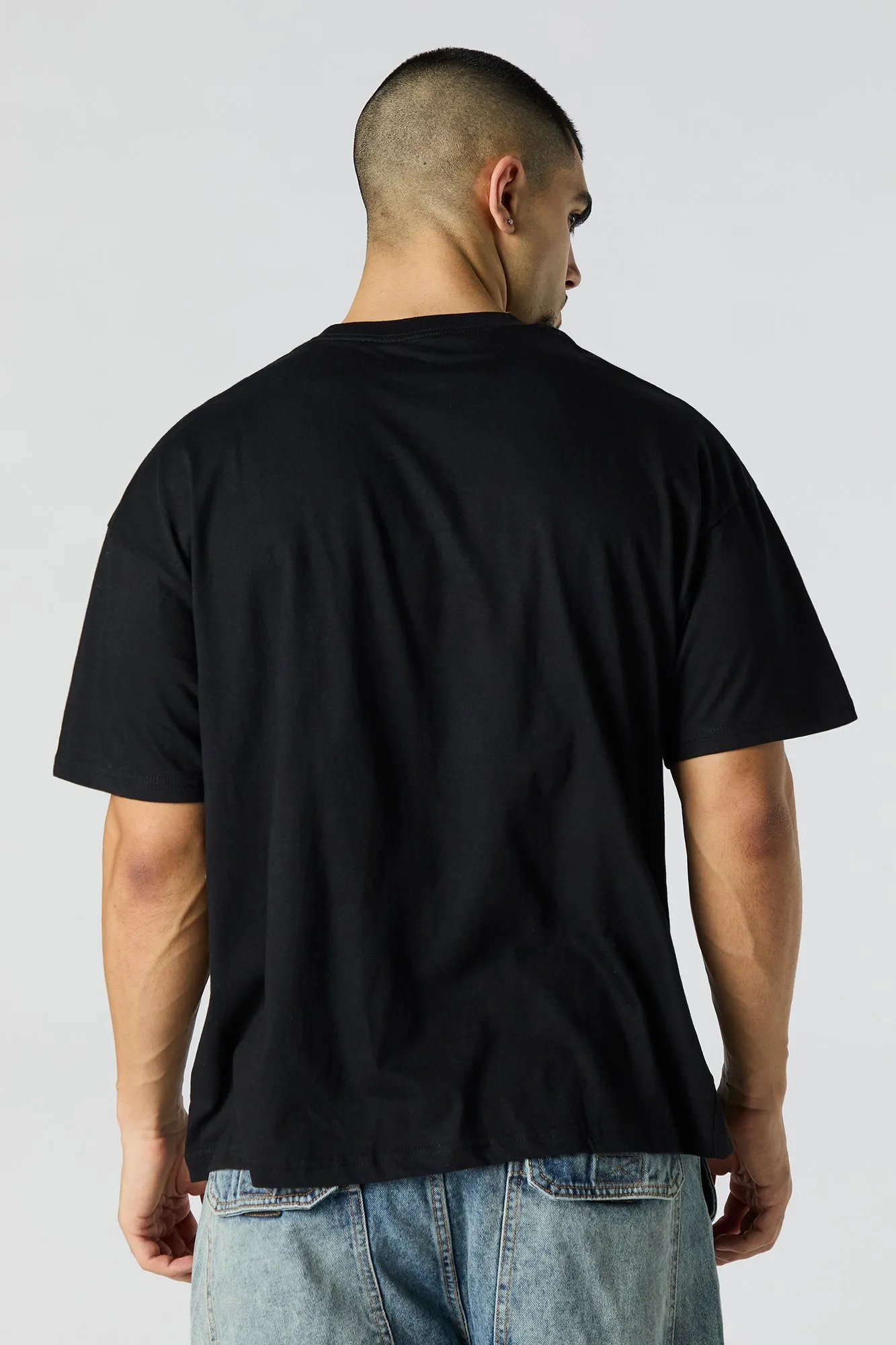 T-shirt ras du cou décontracté uni