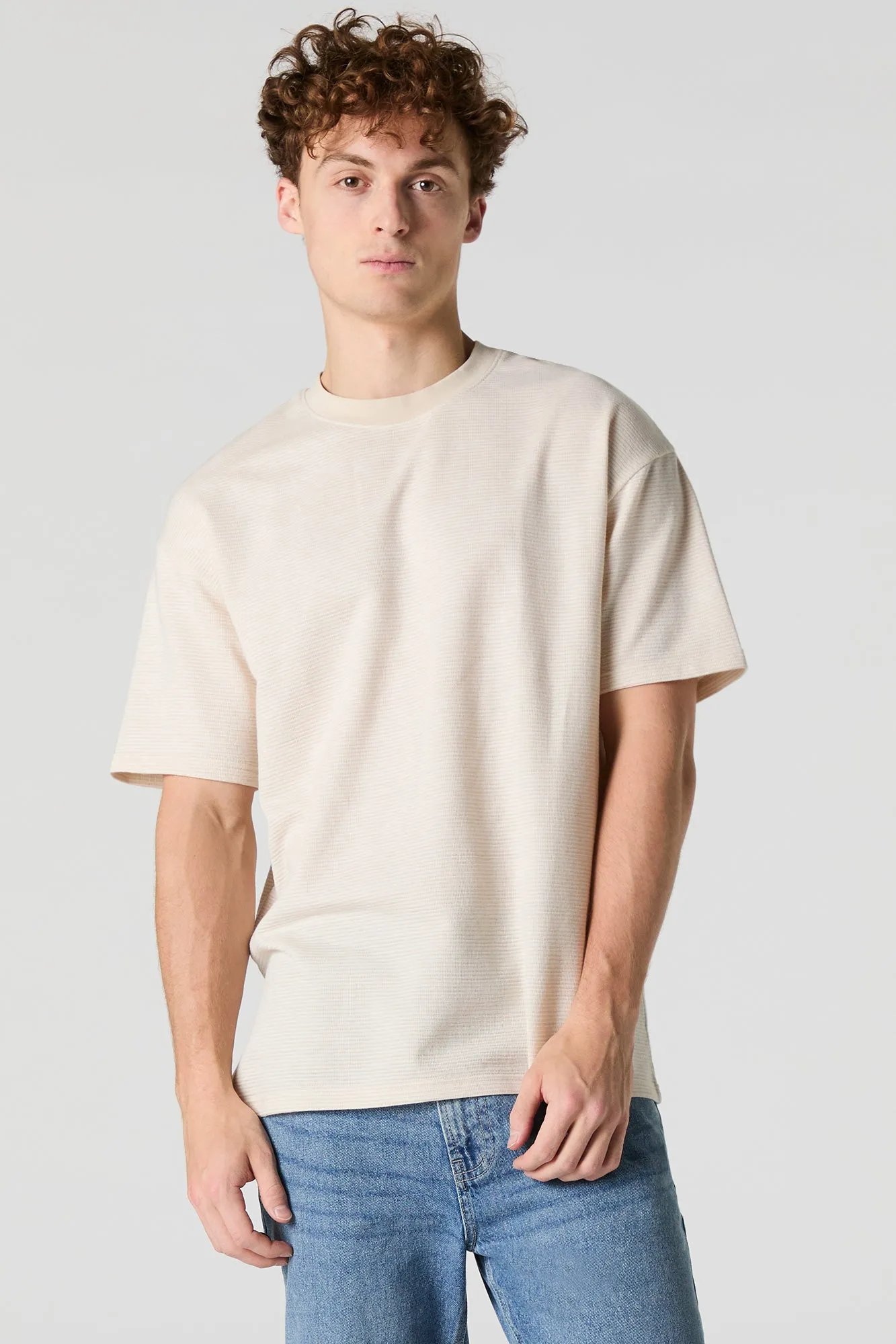T-shirt ras du cou en tricot