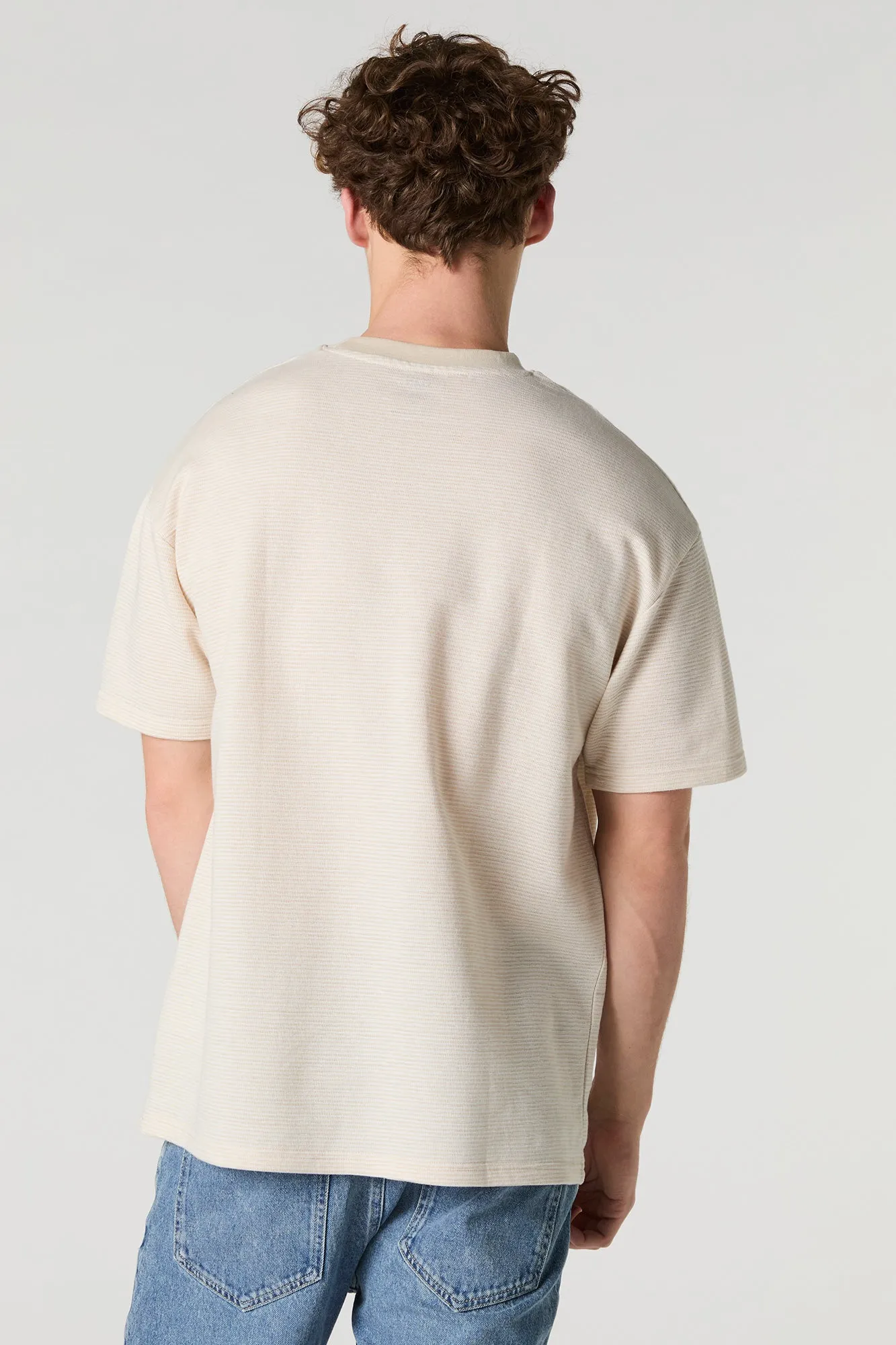 T-shirt ras du cou en tricot