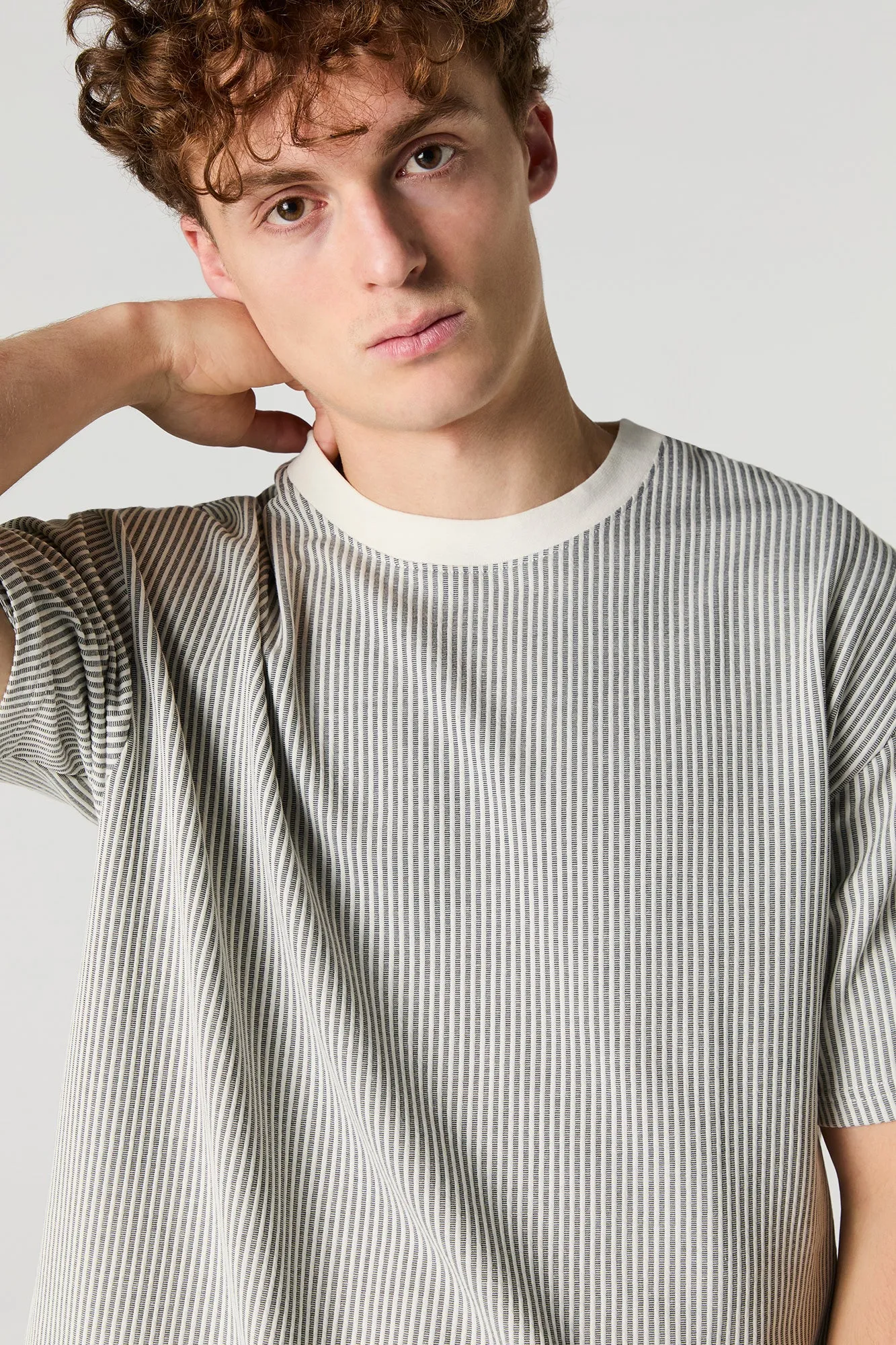 T-shirt ras du cou en tricot