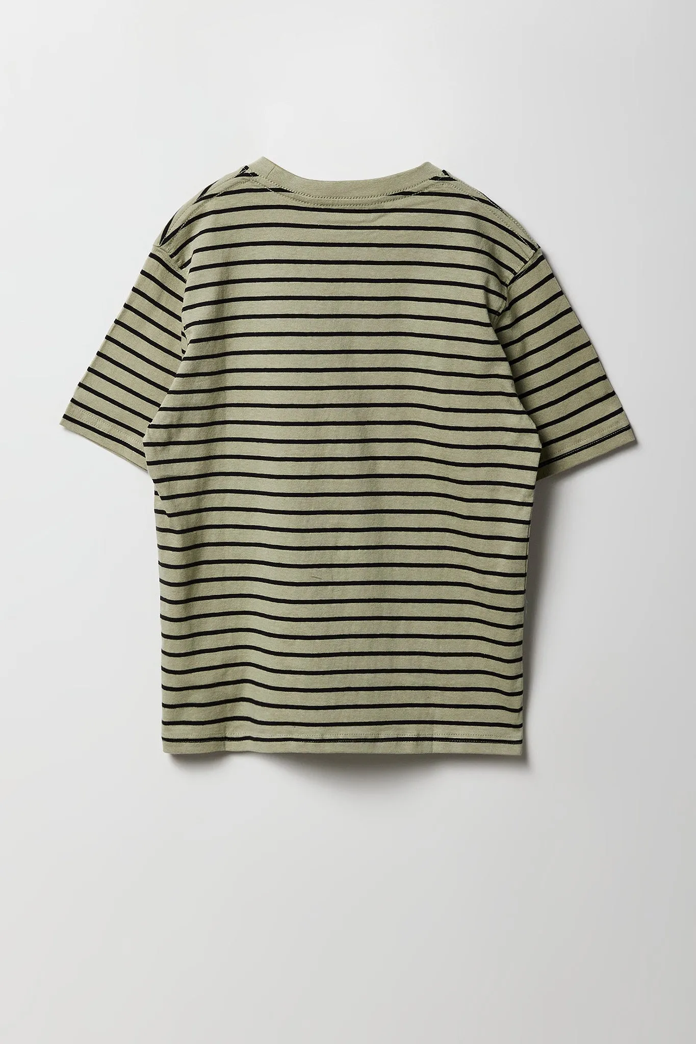 T-shirt ras du cou rayé pour garçon