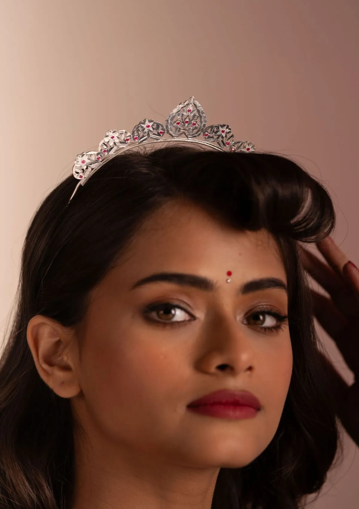 Tajbano Silver Hair Band
