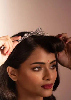 Tajbano Silver Hair Band