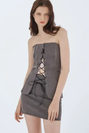Talia Lace-up Top