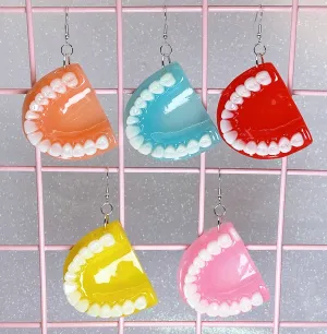 Teeth Earrings (5 Colors)