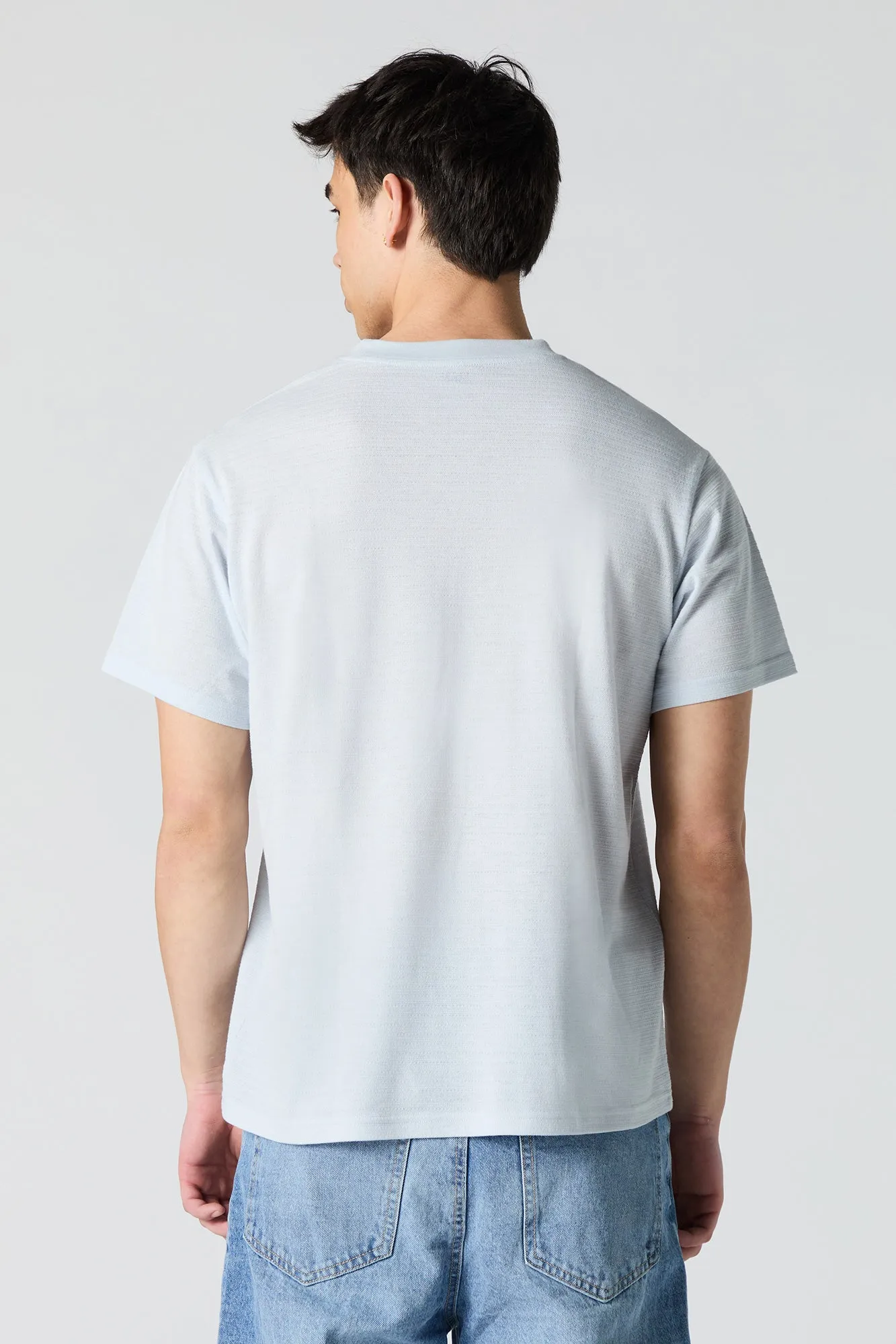 Textured Crewneck T-Shirt