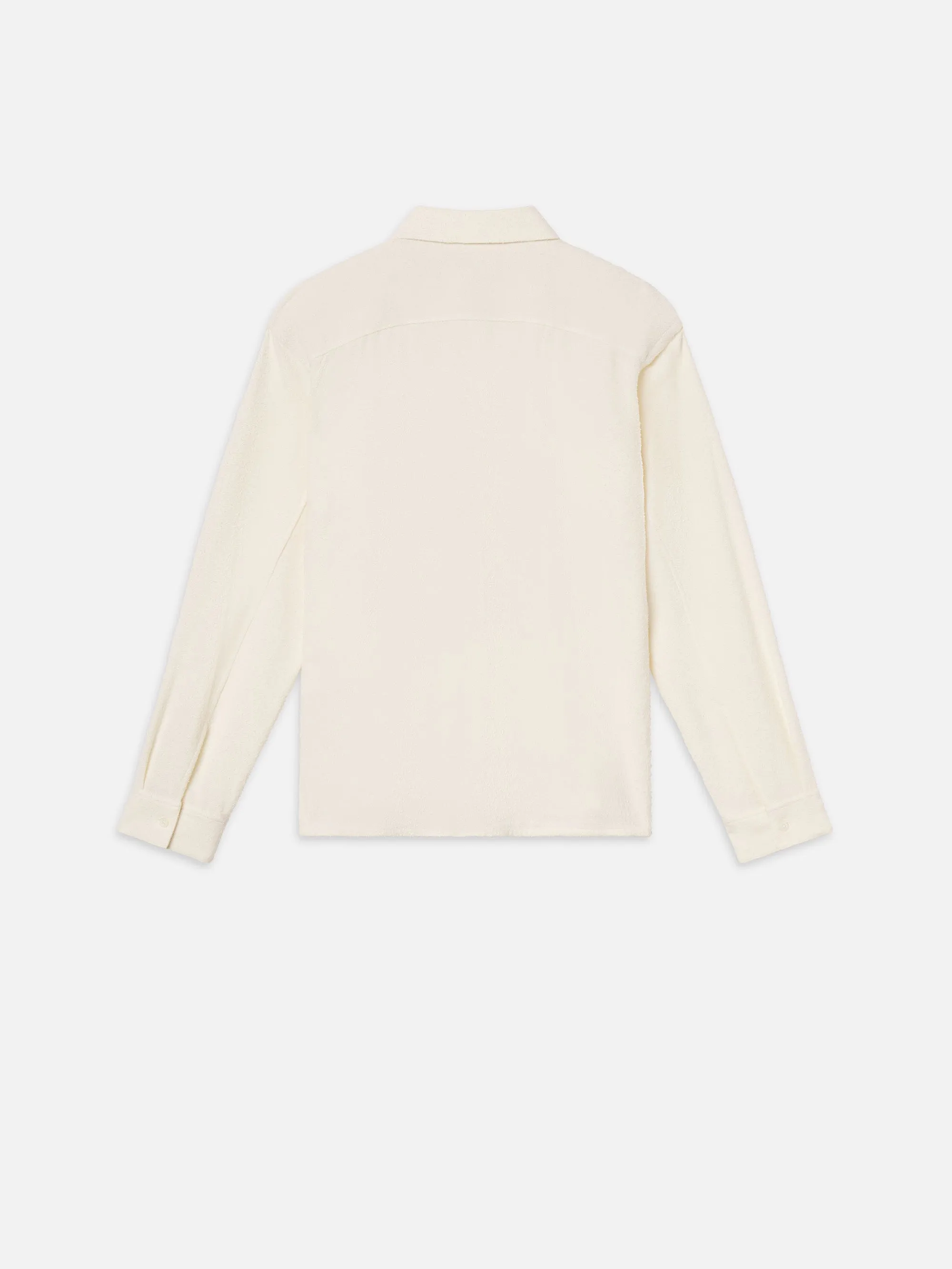 Textured Shirt -- White Sand