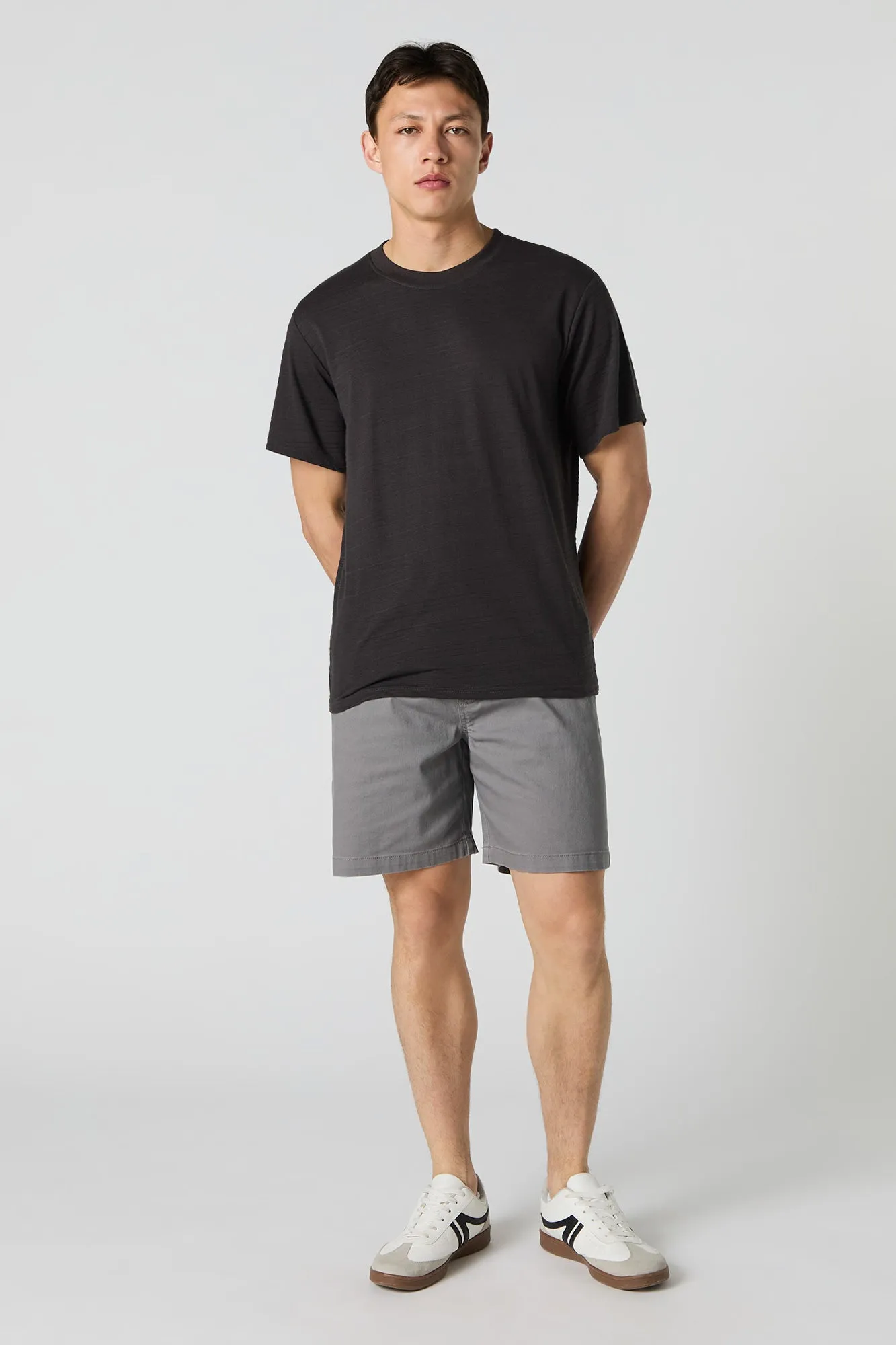 Textured Striped T-Shirt