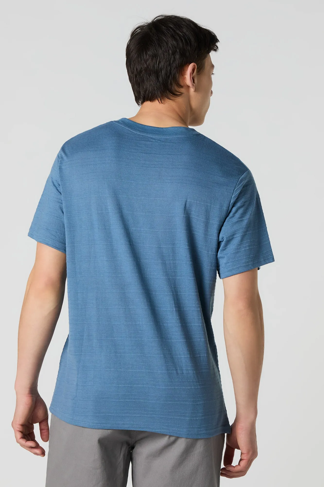 Textured Striped T-Shirt