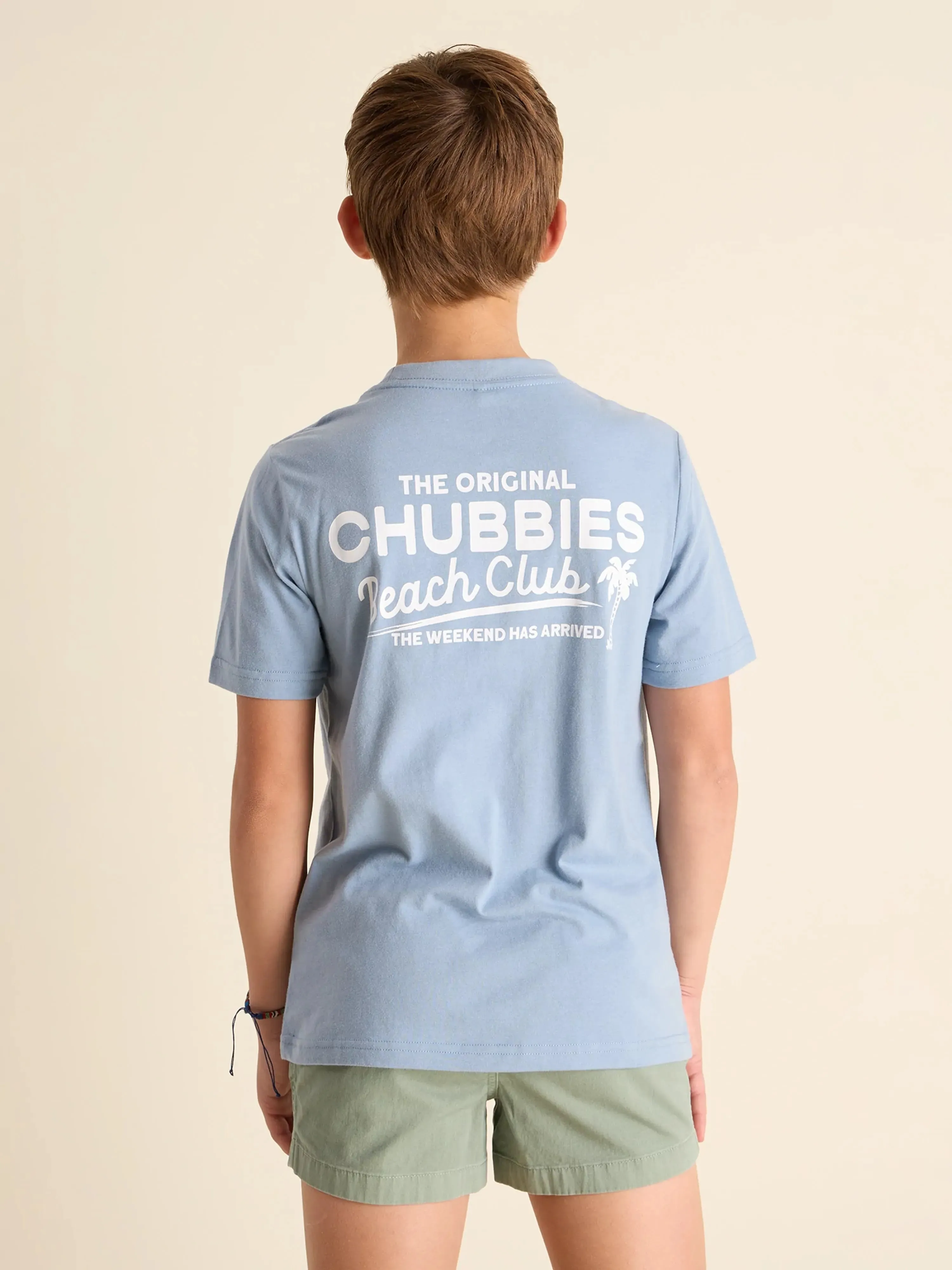 The Beach Club Boy (Boys Non Pocket Graphic T-Shirt)