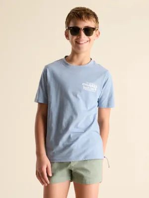 The Beach Club Boy (Boys Non Pocket Graphic T-Shirt)