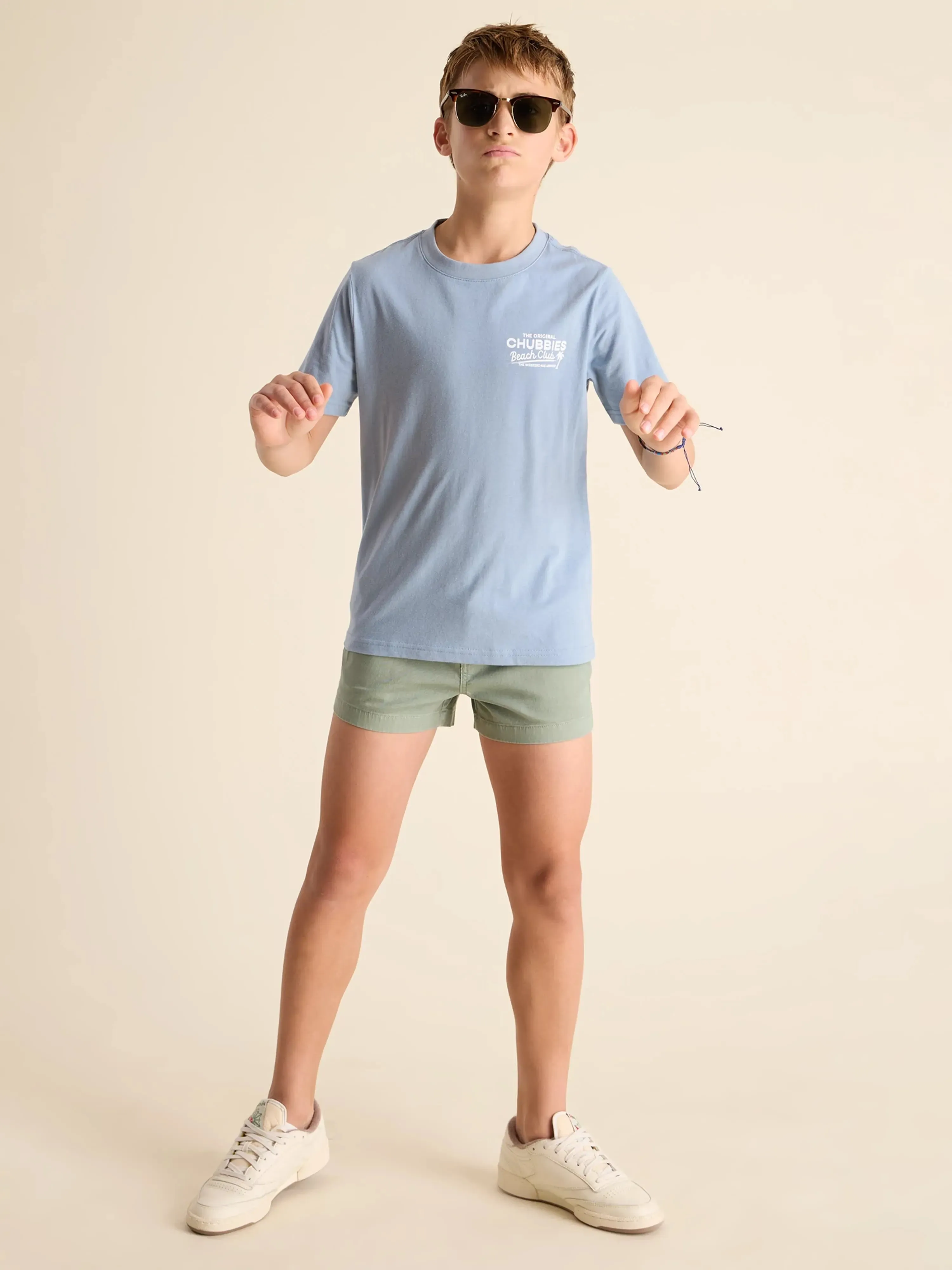 The Beach Club Boy (Boys Non Pocket Graphic T-Shirt)