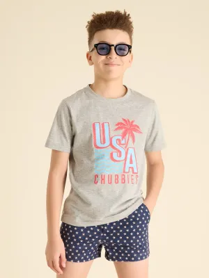 The Chub-Spangled Banner (Boys Non Pocket Graphic T-Shirt)