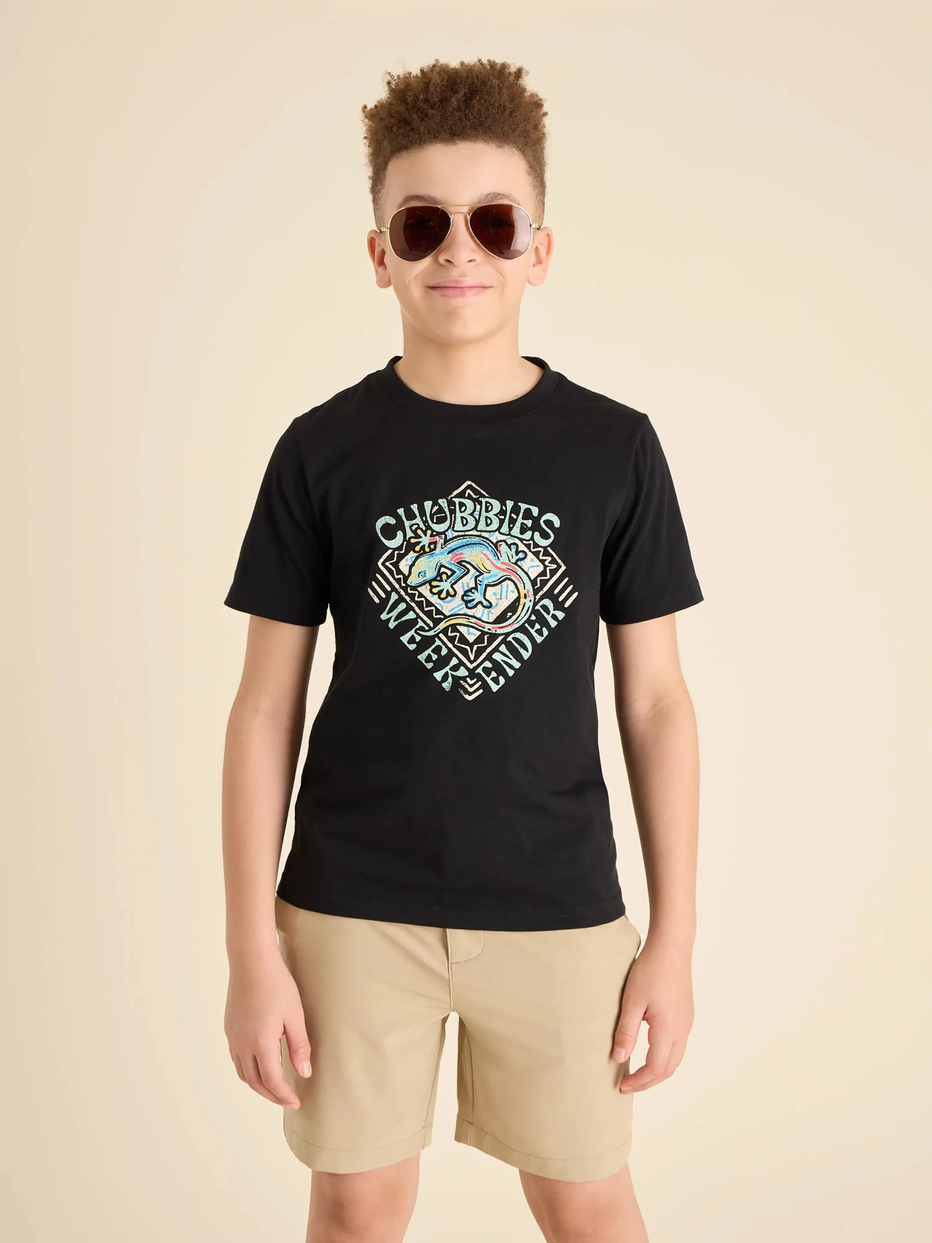 The Gecko Deco (Boys Non Pocket Graphic T-Shirt)