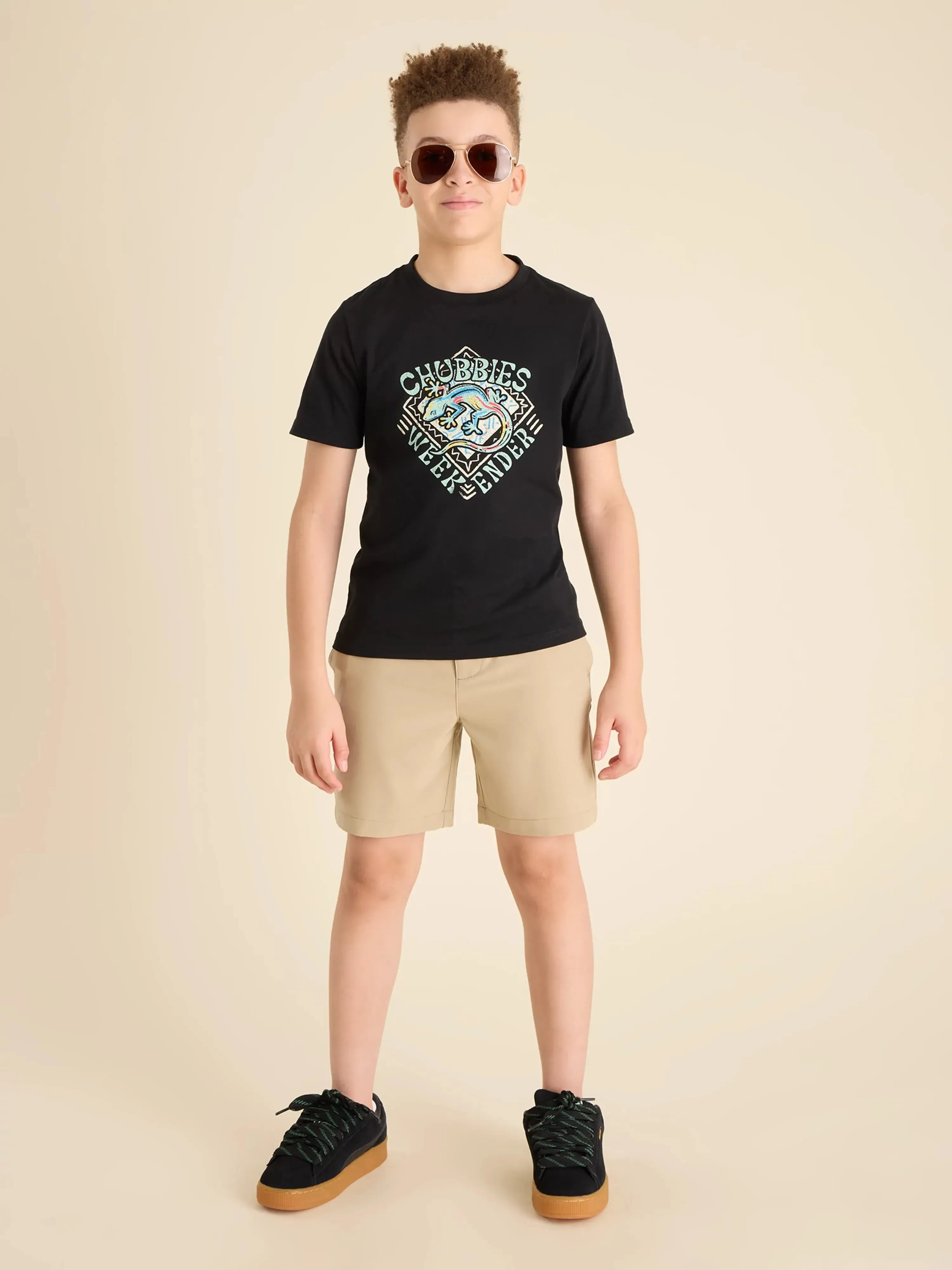 The Gecko Deco (Boys Non Pocket Graphic T-Shirt)