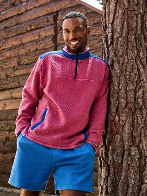 The Let Me Pink (Quilted Quarter-Zip)
