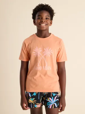 The Twin Palms (Boys Non Pocket Graphic T-Shirt)