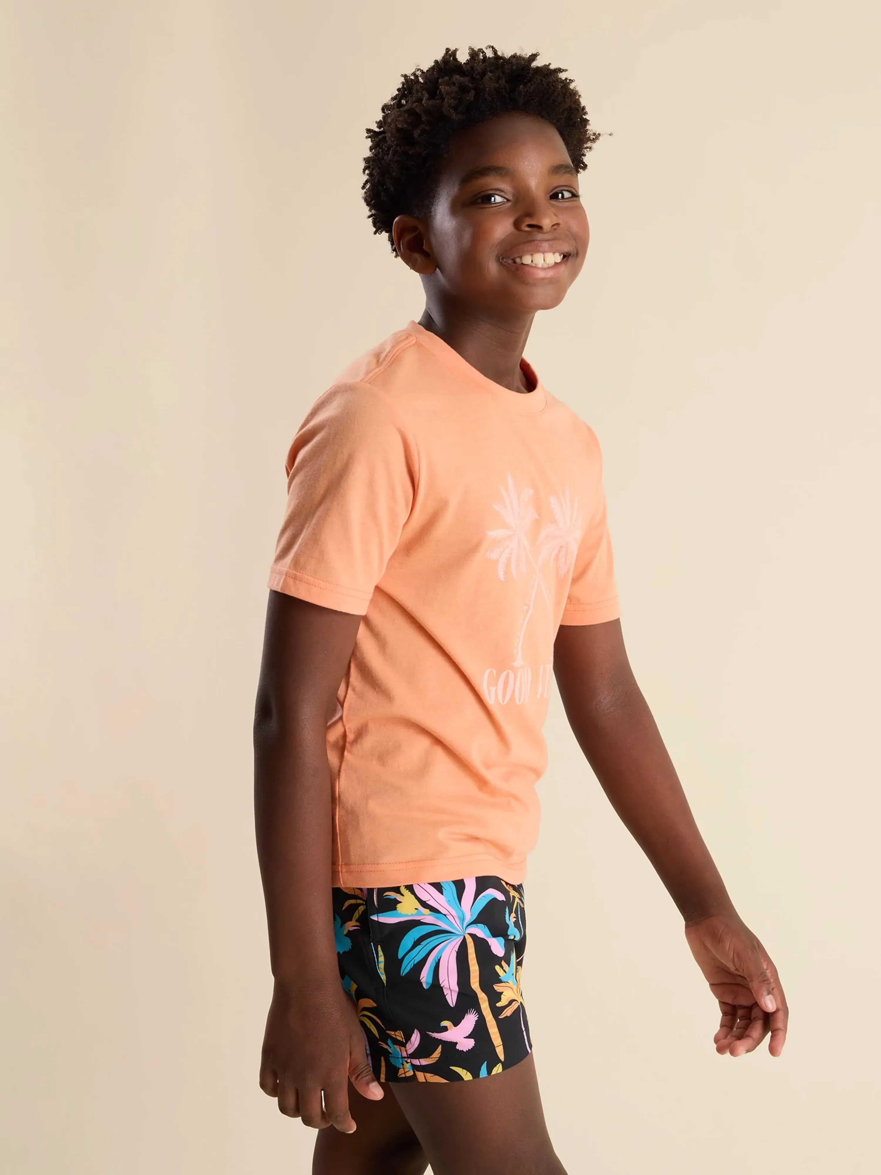 The Twin Palms (Boys Non Pocket Graphic T-Shirt)