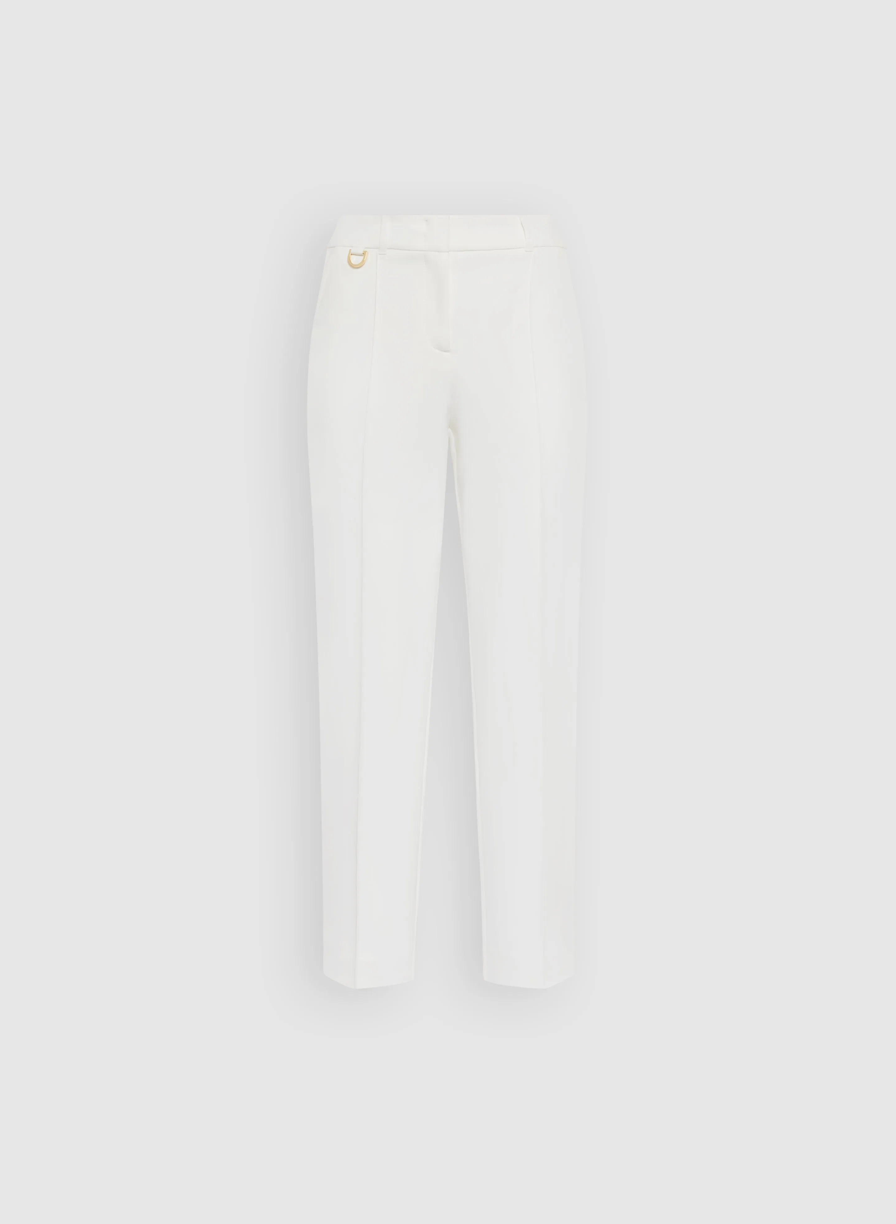 Twill Straight-Leg Pants