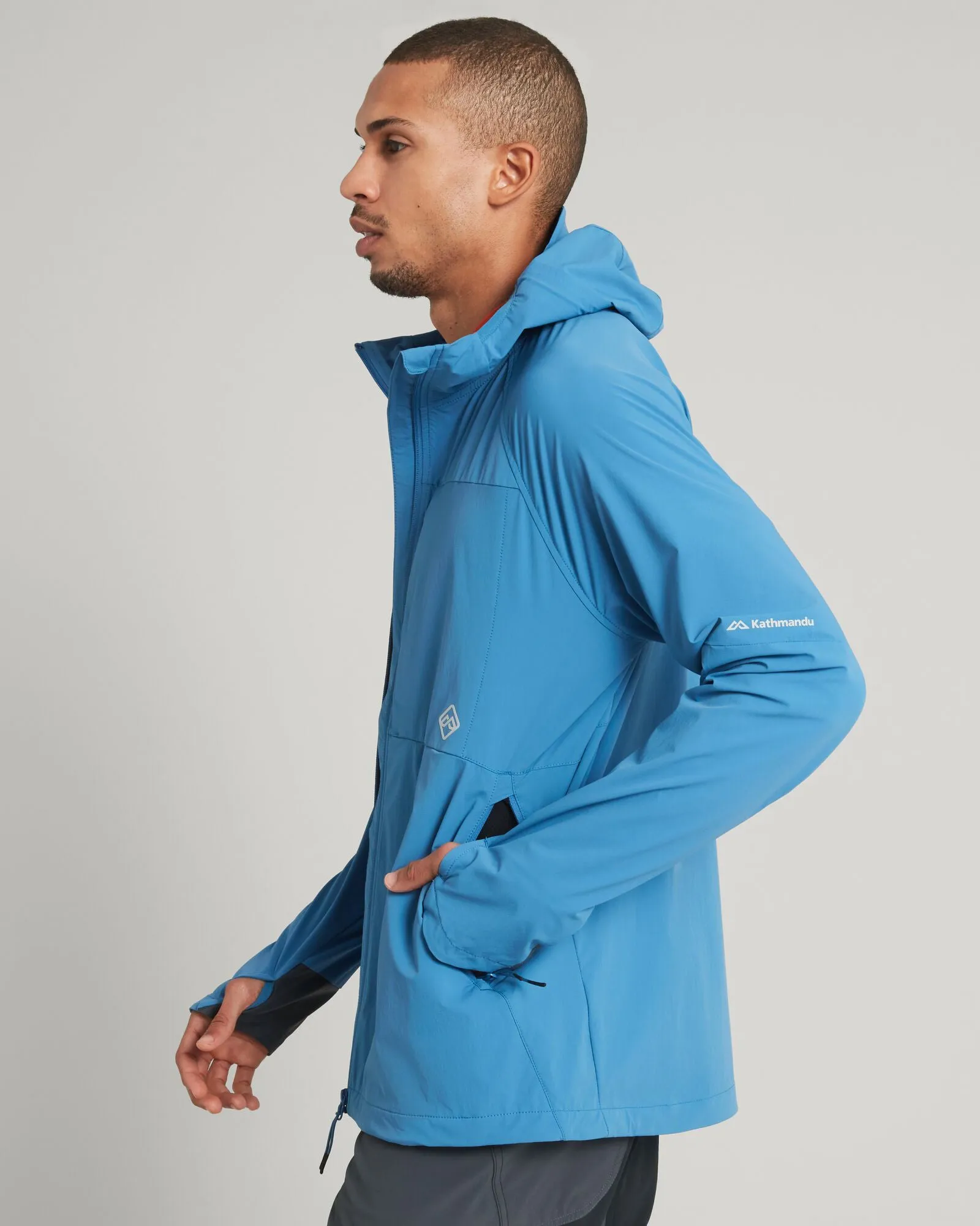 ULT-Hike Men's Hooded Jacket - Blueridge