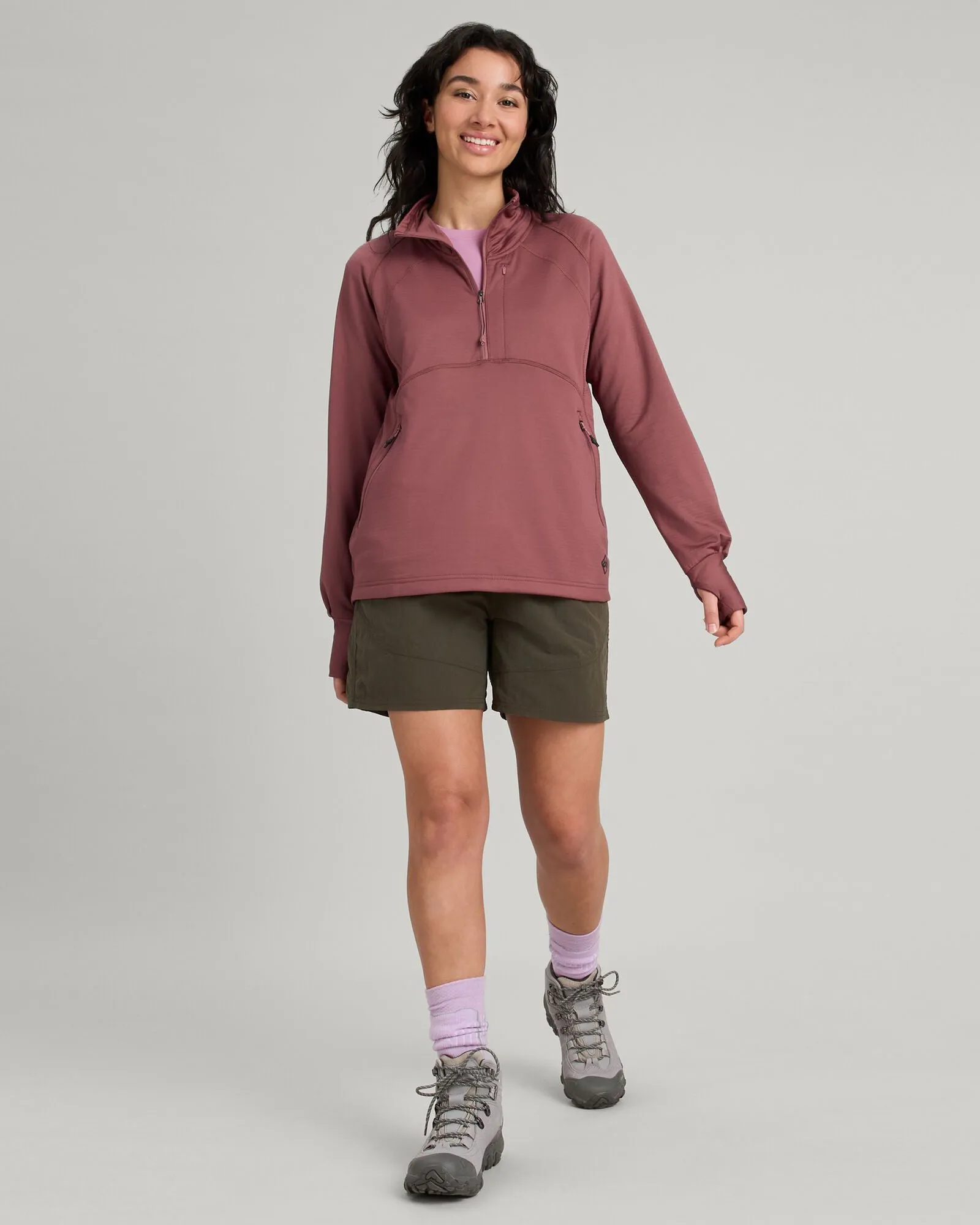 ULT-Hike Women's Quarter Zip Pullover - Bliss