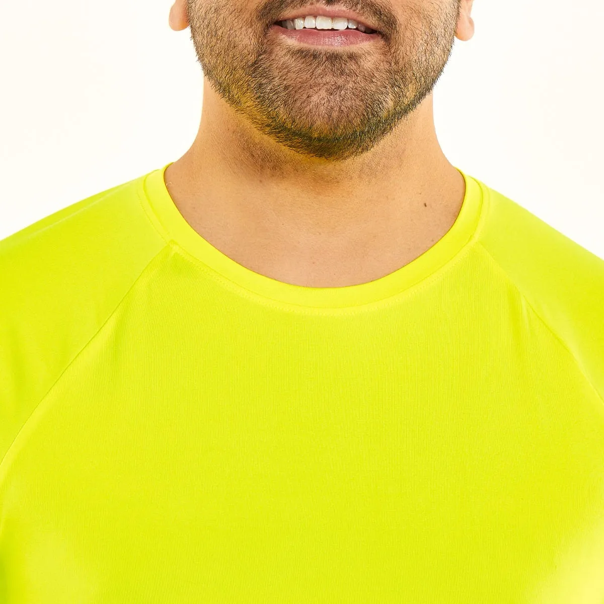 Unisex Bosun Crew Neck Short Sleeve Tee | Safety Yellow