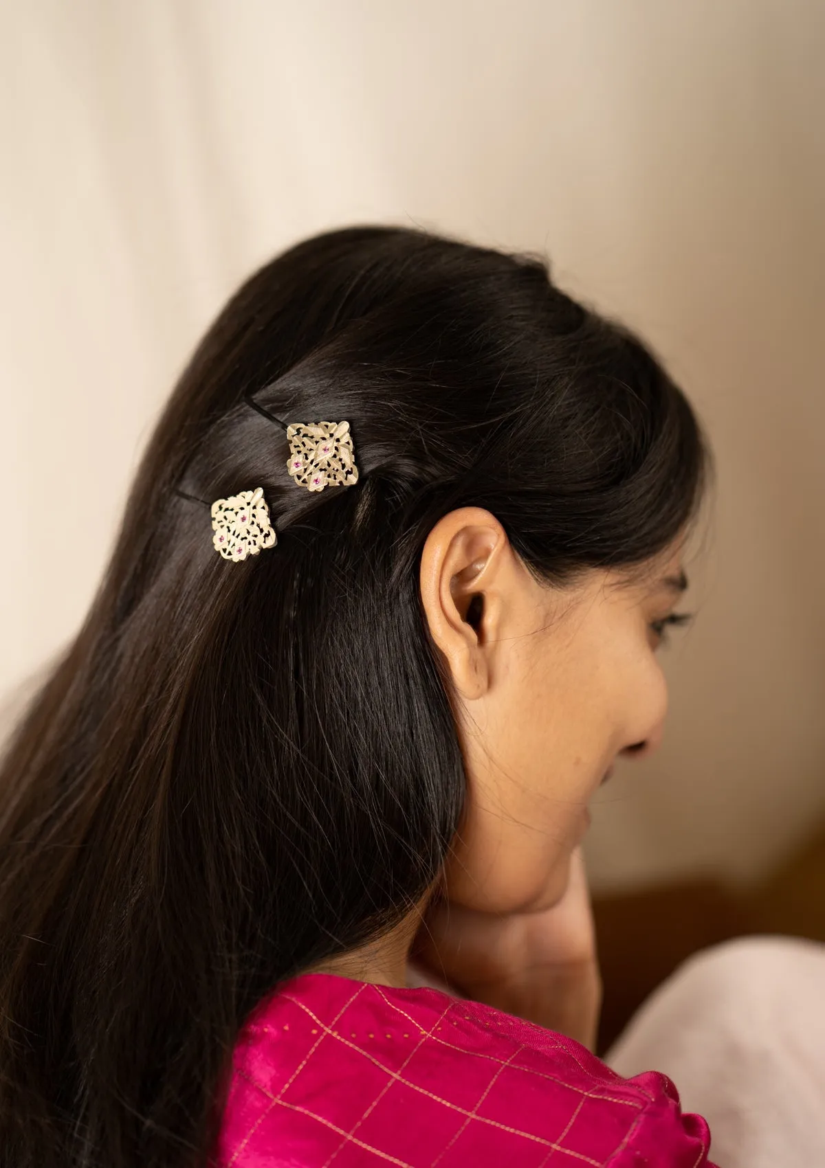 Veer Handmade Silver Hairpin