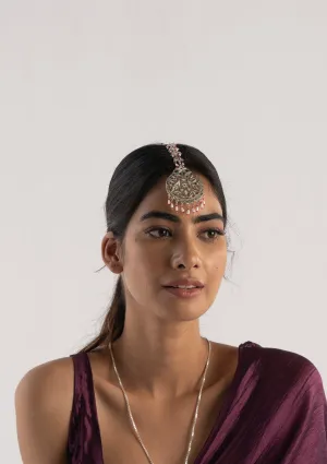 Waheeda Handmade Silver Maangtikka