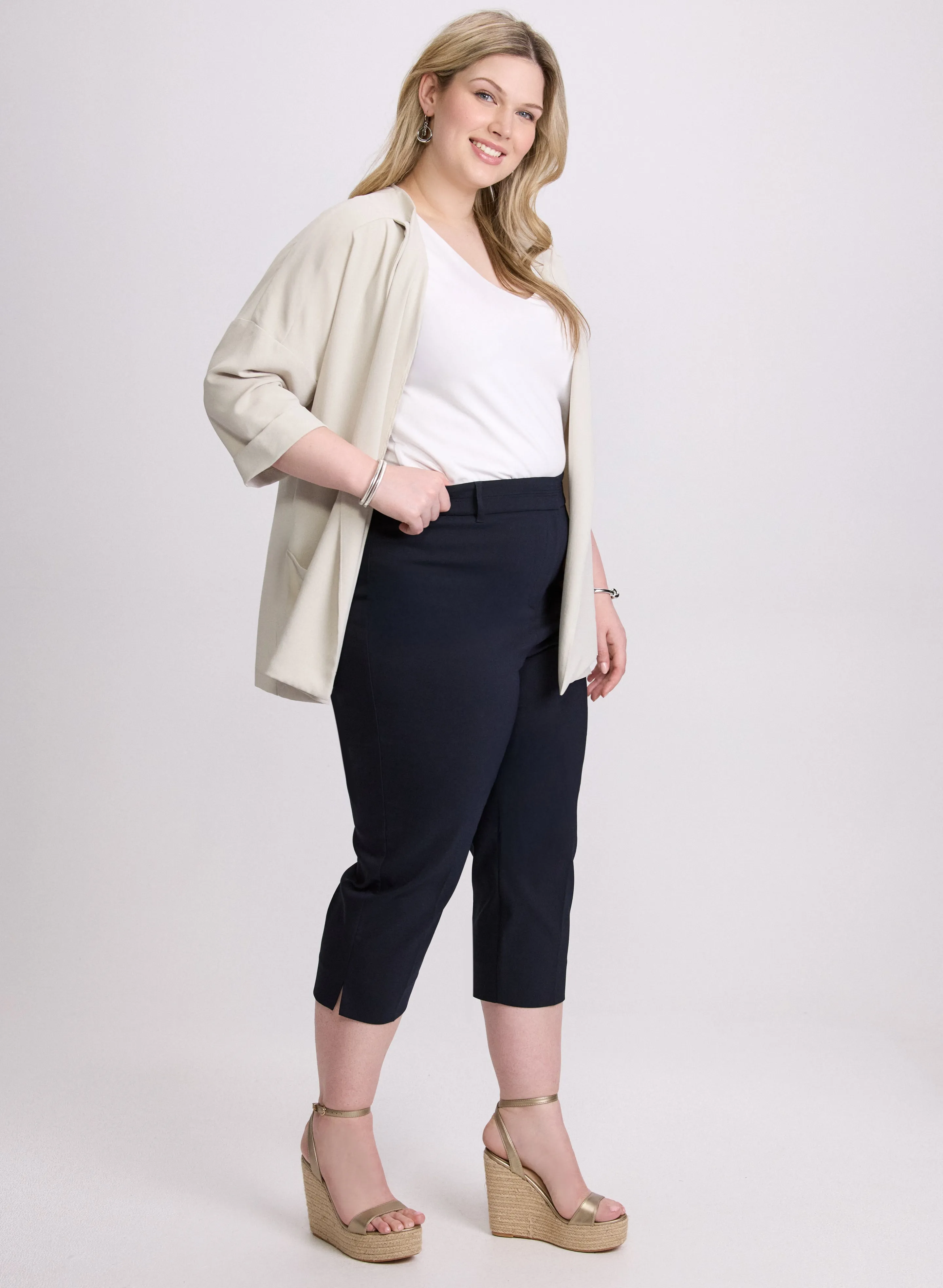 Waist Detail Capris