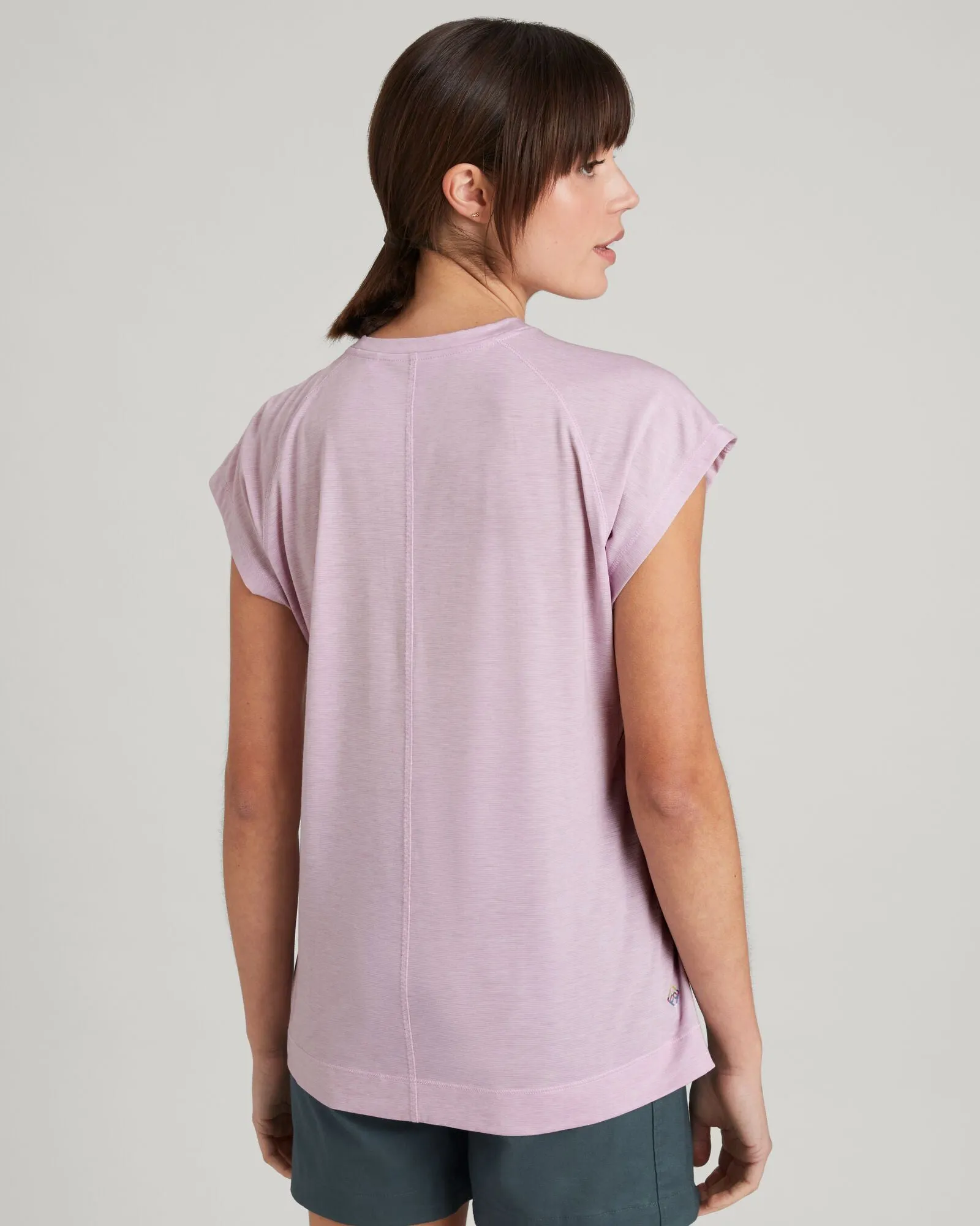WELL.DER.NESS Go Women's Short Sleeve T-shirt - Lupin Field