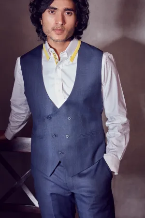 White Shirt with Yellow laced Collar