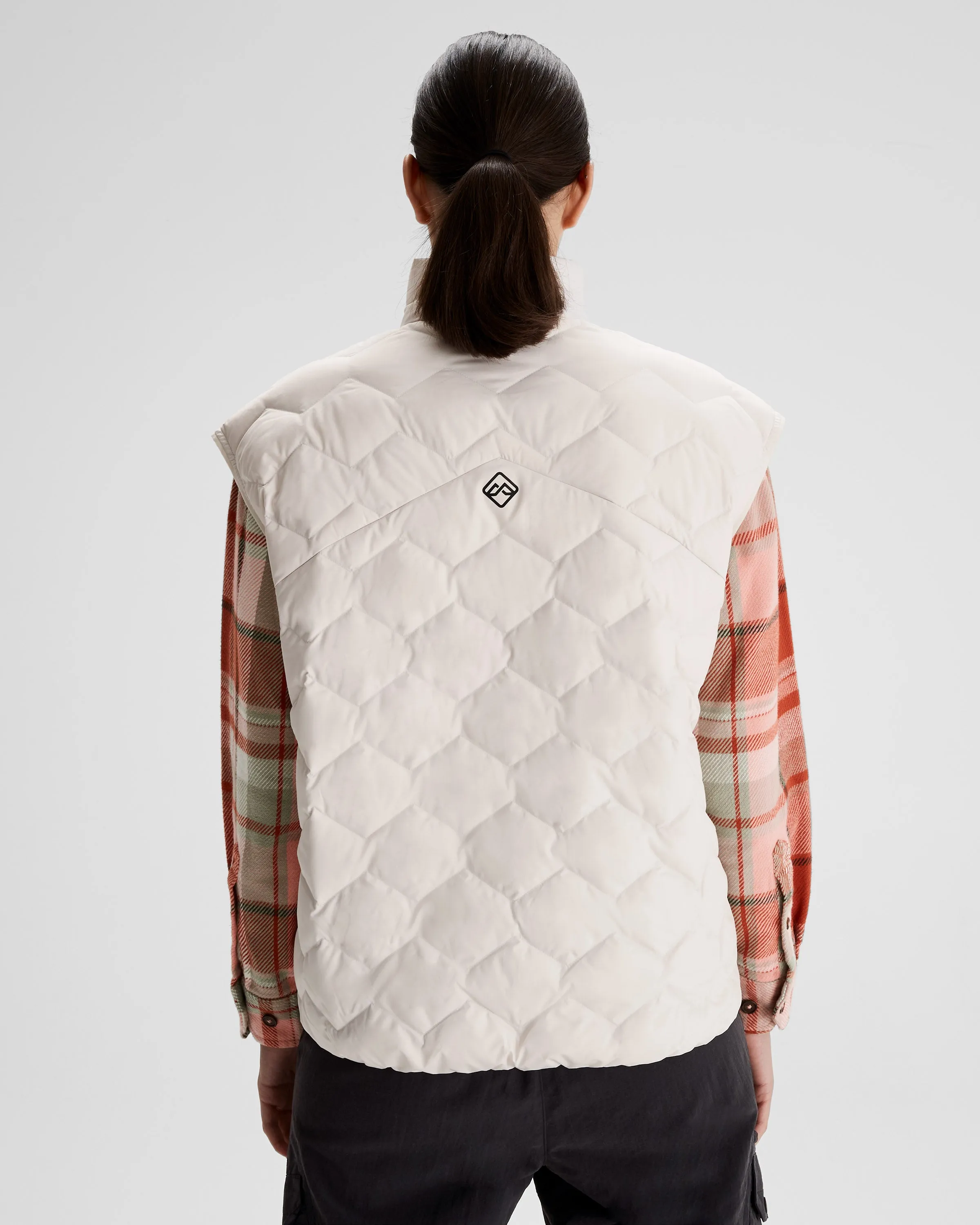Women's Any Time Down Short Vest - Shroom